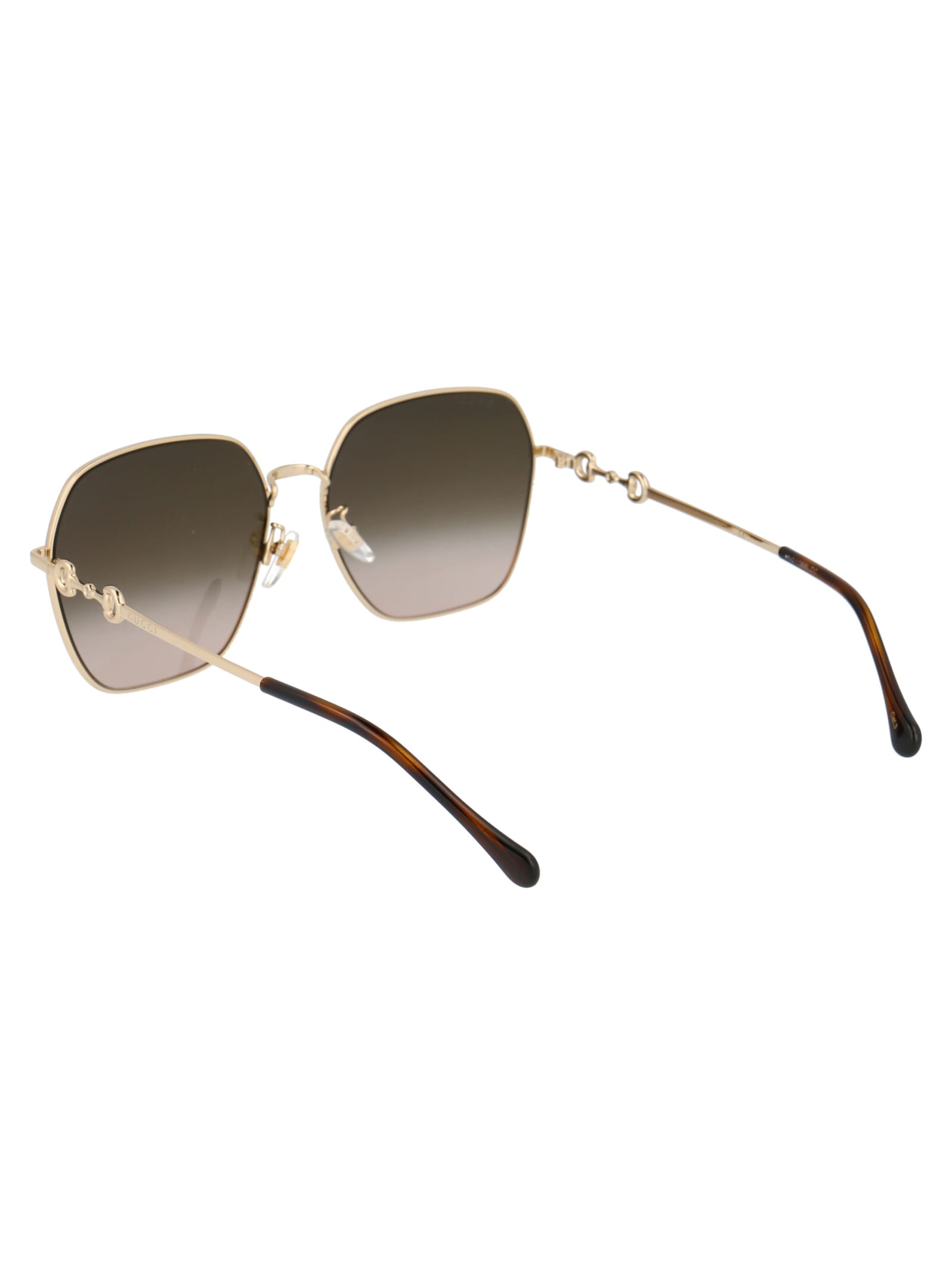 Shop Gucci Gg0882sa Sunglasses In 002 Gold Gold Brown