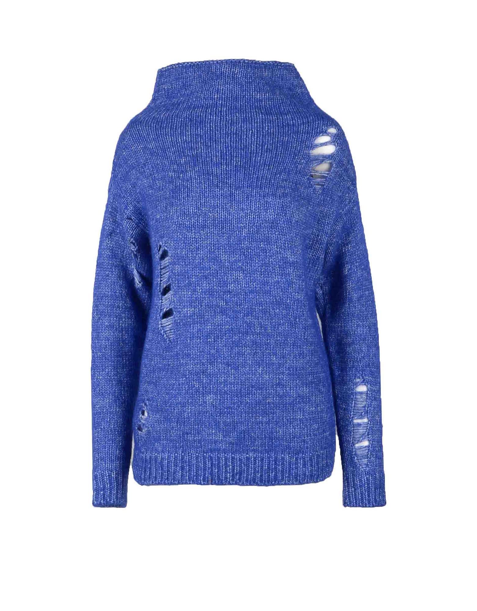 Aglini Womens Blue Sweater