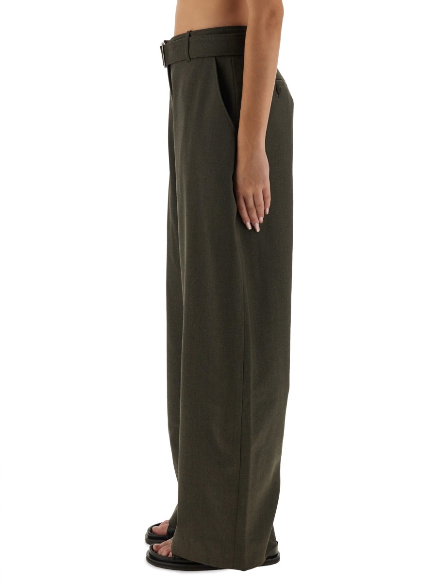 Studio Nicholson Wide Leg Trousers With Pockets And Loops In Multi