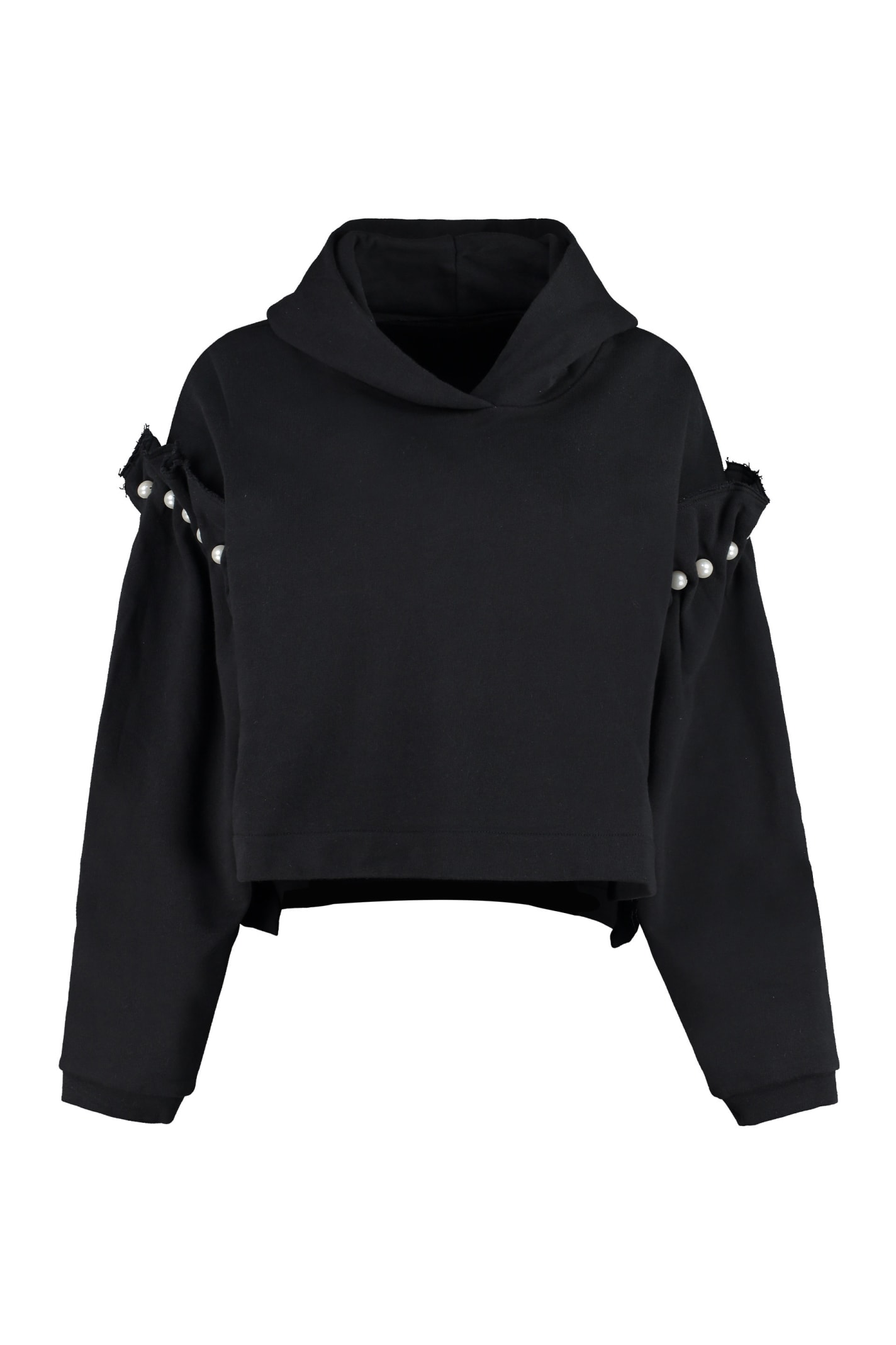 Mother Of Pearl Eliza Cropped Hoodie