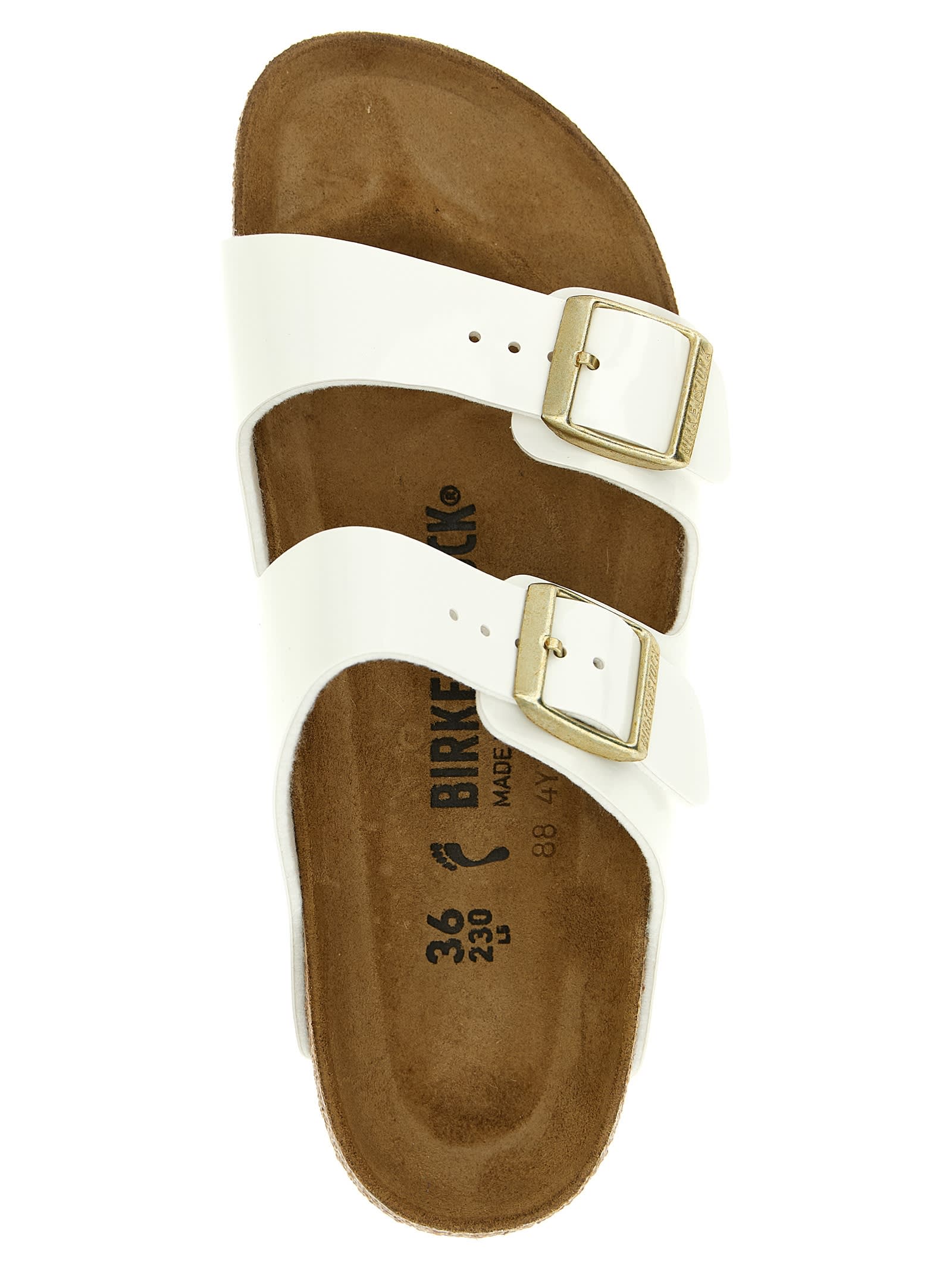 Birkenstock Arizona Bs Sandals In White