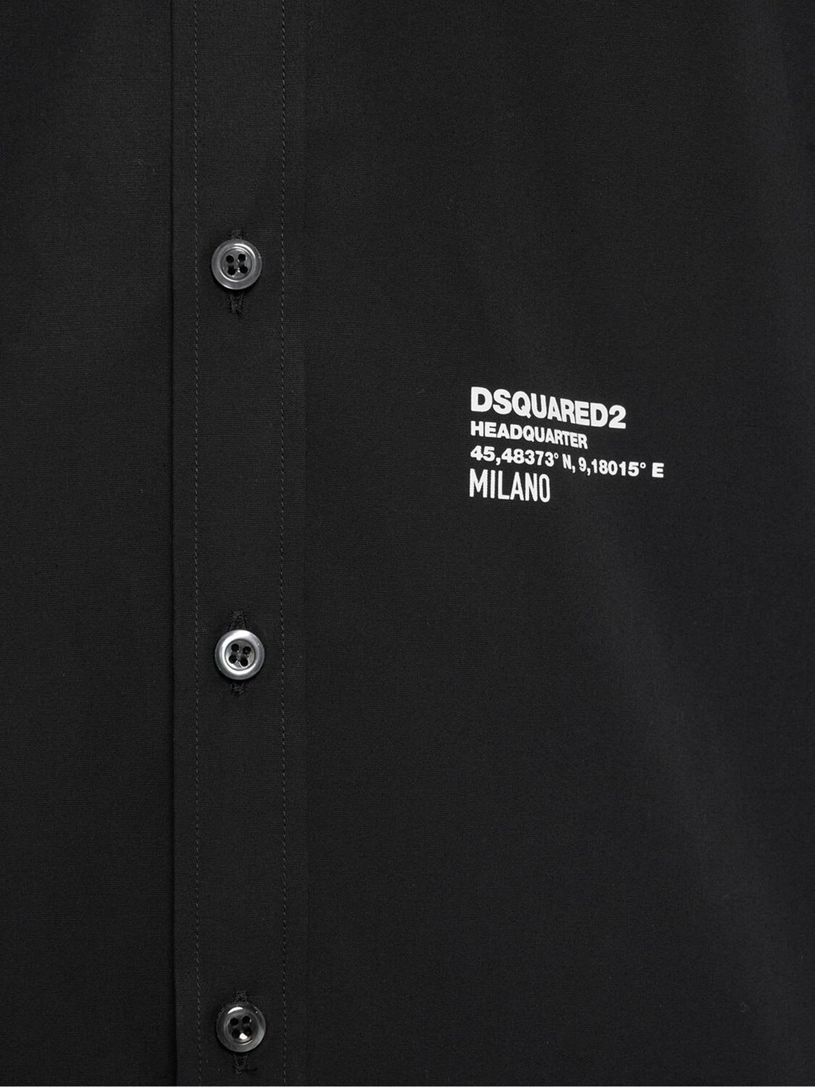 Shop Dsquared2 Shirts Black