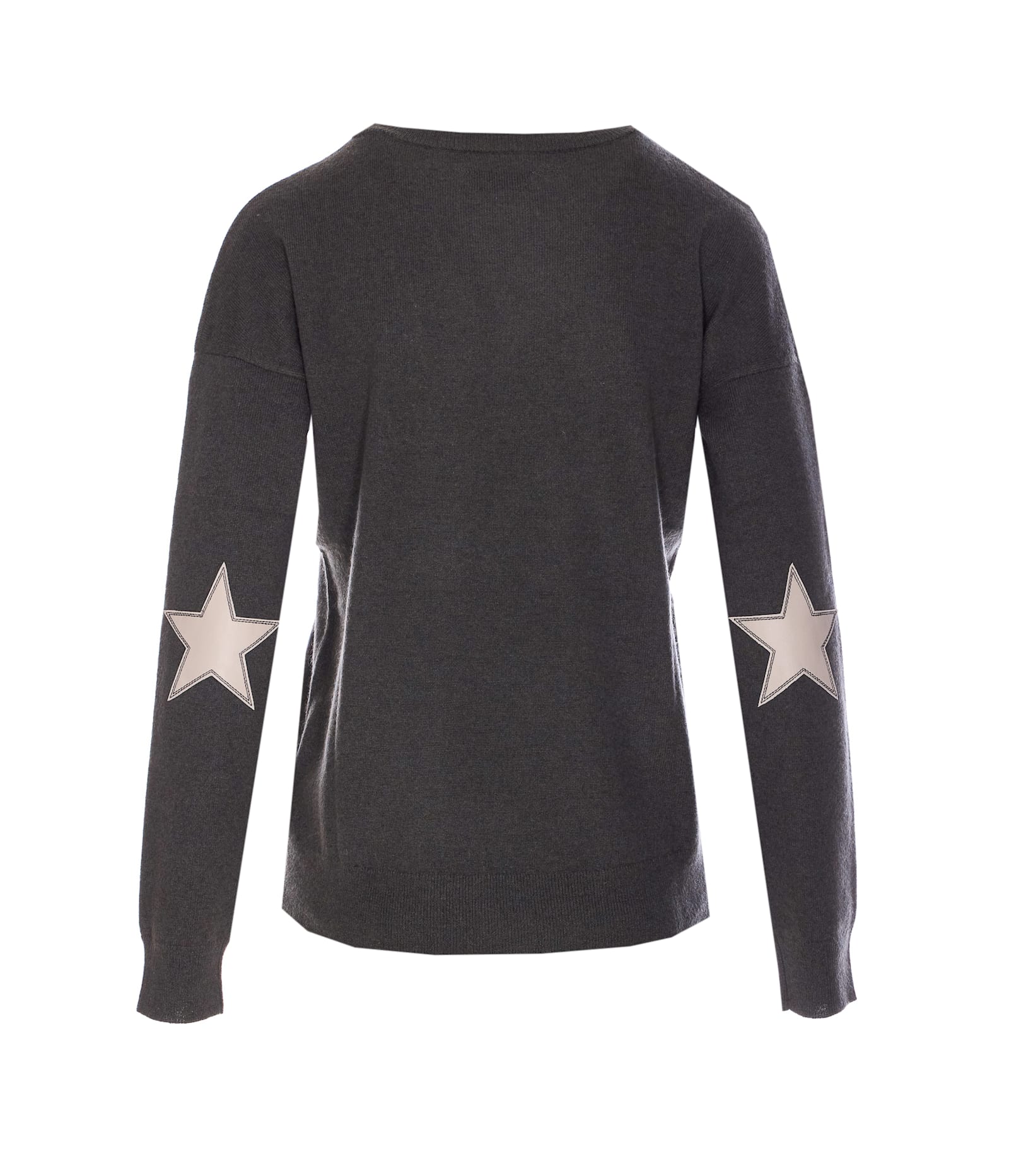 Zadig & Voltaire Cici Patch Sweater In Grey