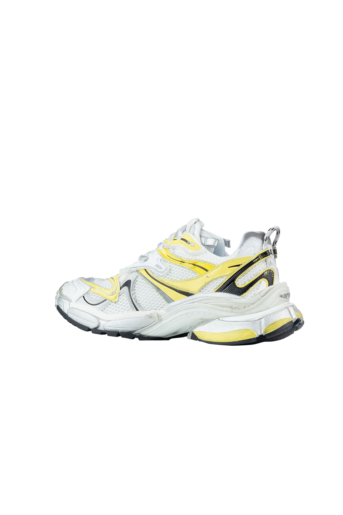 Shop Balenciaga Sneakers In White Yellow Blk