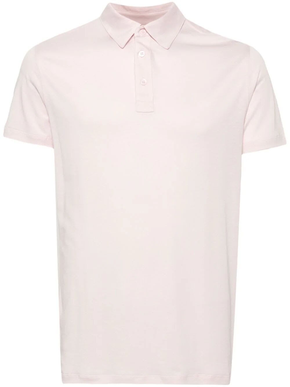 Shop Majestic Short Sleeve Polo In Petale