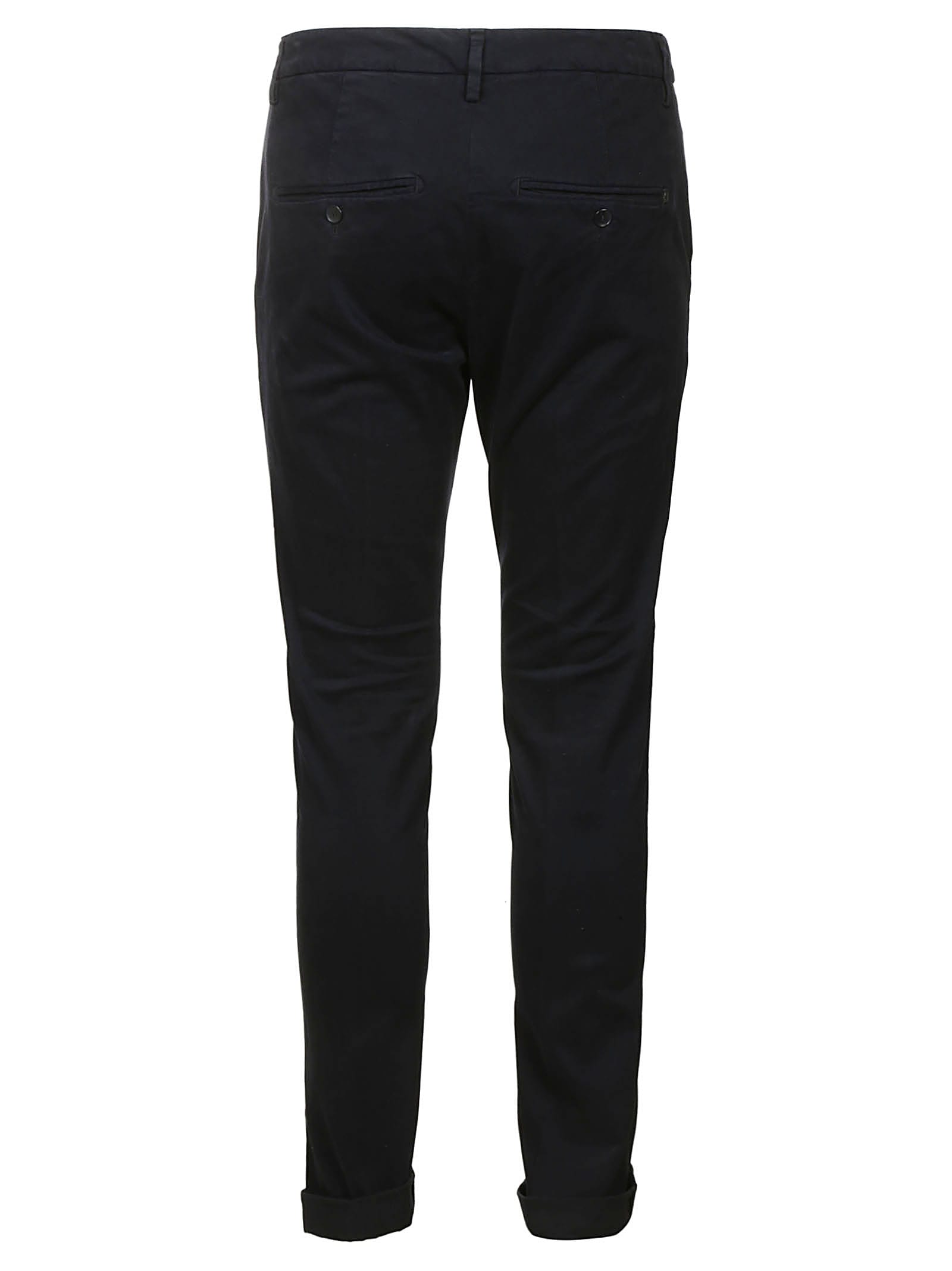 Shop Dondup Fitted Trousers  In Blue