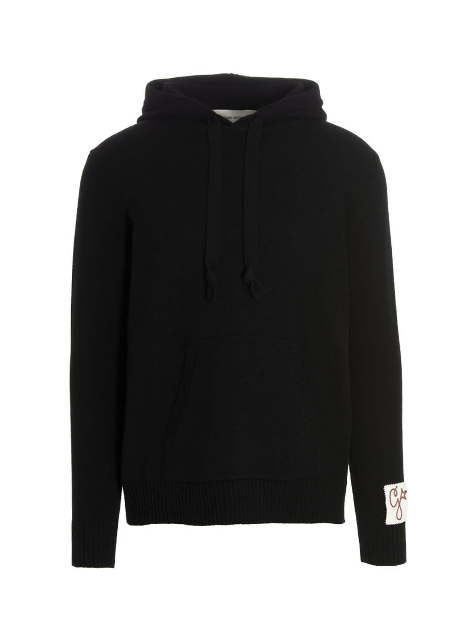 GOLDEN GOOSE CACHEMIRE AND CACHEMIRE BLEND HOODED SWEATER