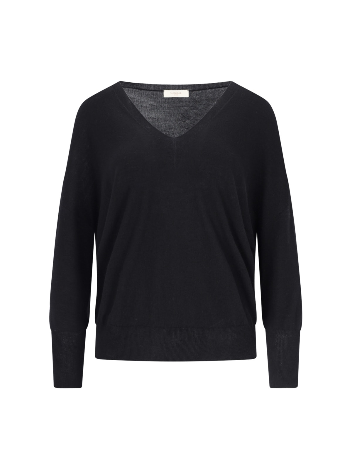 Shop Zanone V-neck Sweater In Black