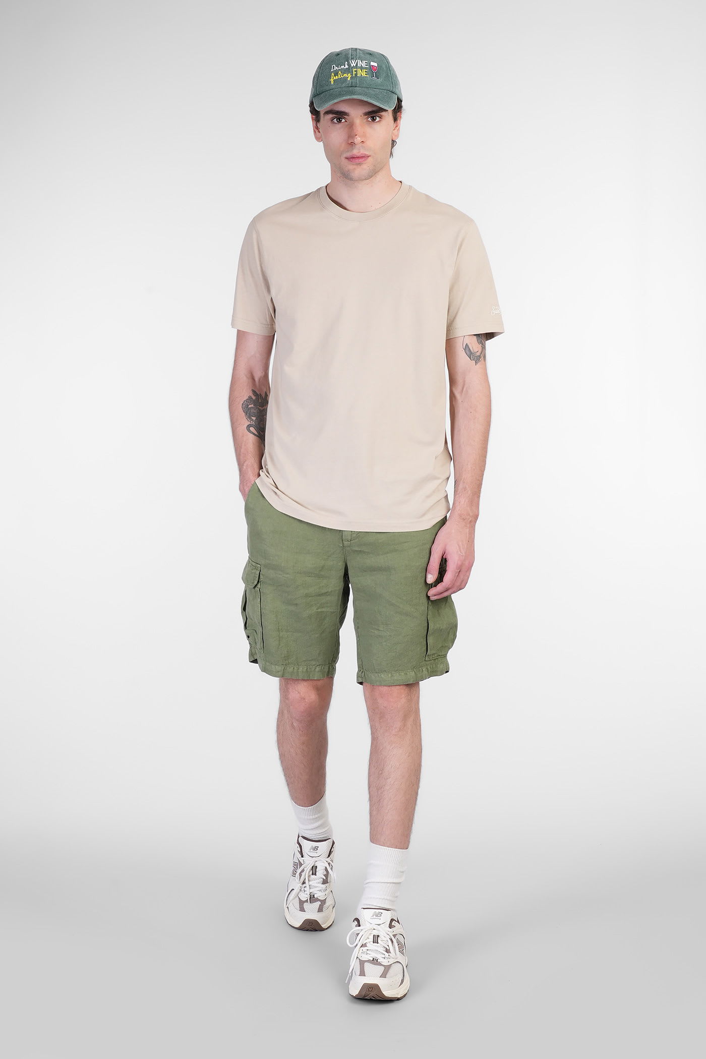 Mc2 Saint Barth Dover L T-shirt In Taupe Cotton In Neutral
