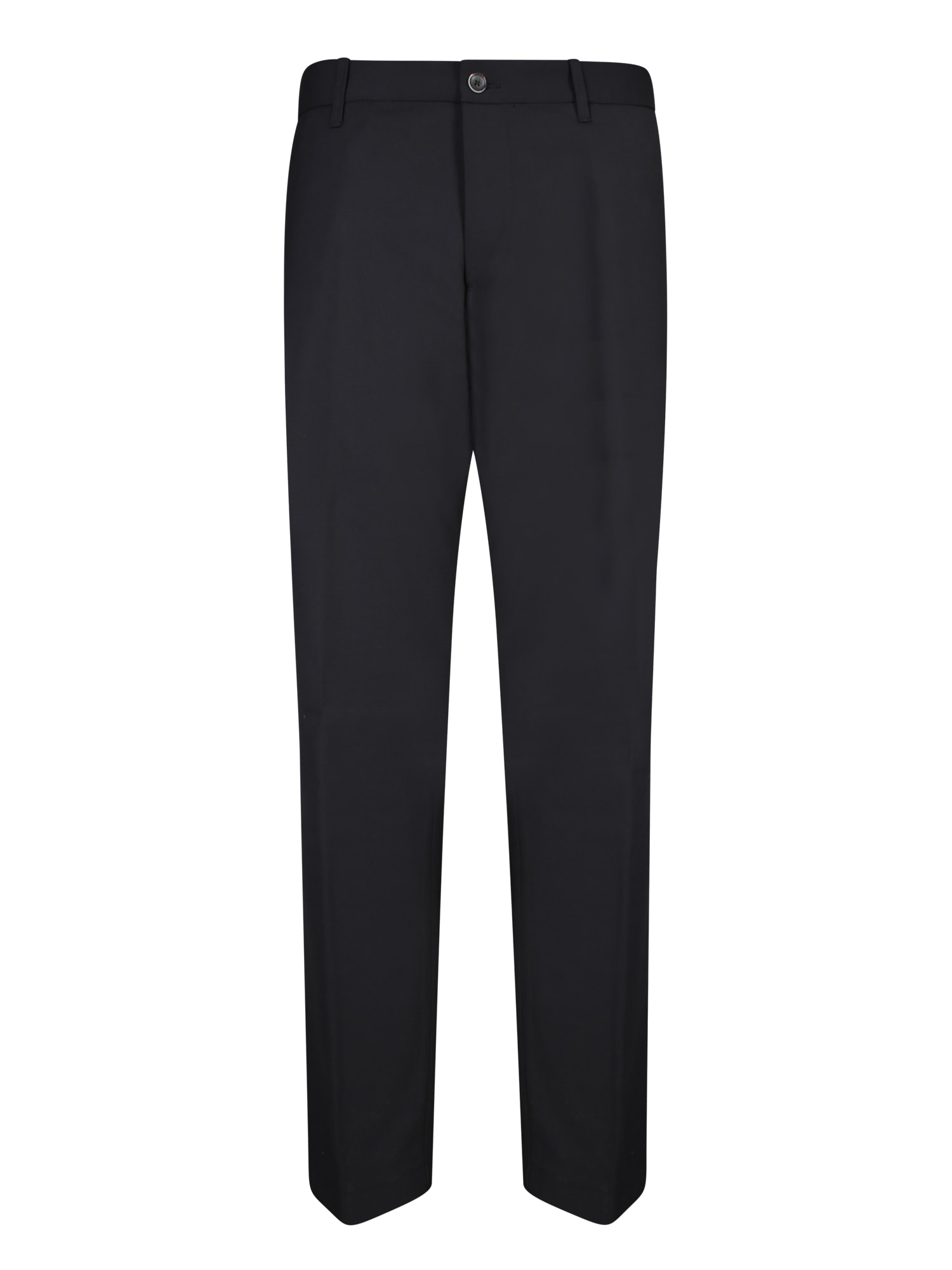 Shop Nine In The Morning Telana Wide-leg Black Trousers By