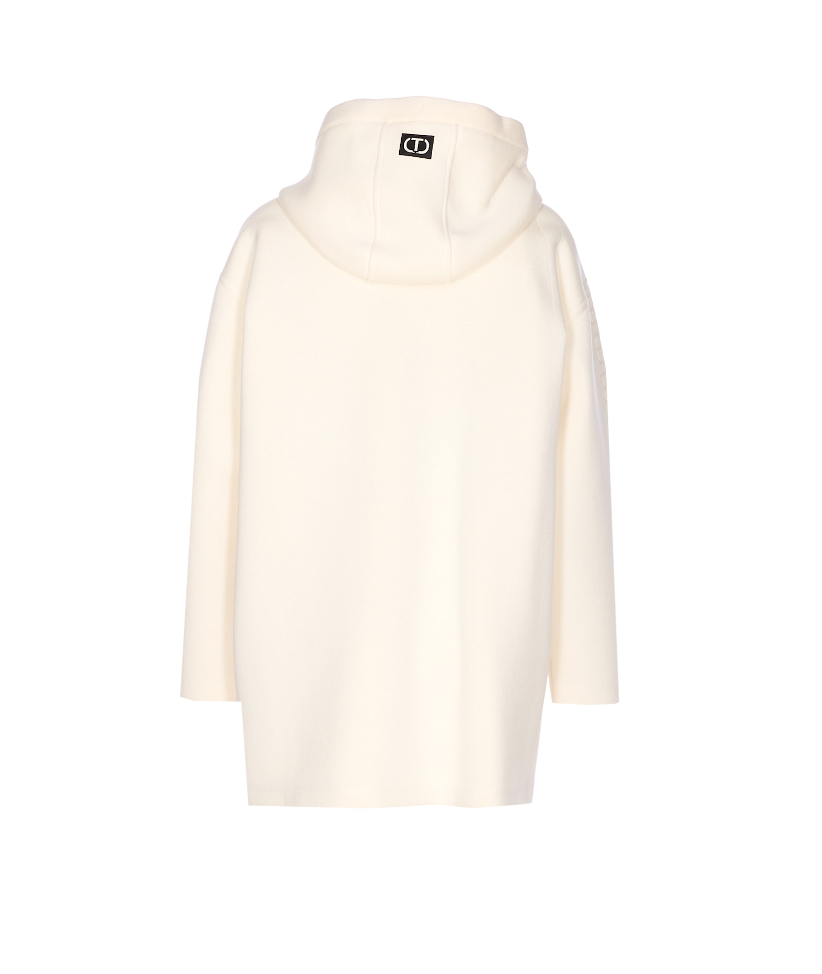 Twinset Twin-set Zip-up Jacket In White