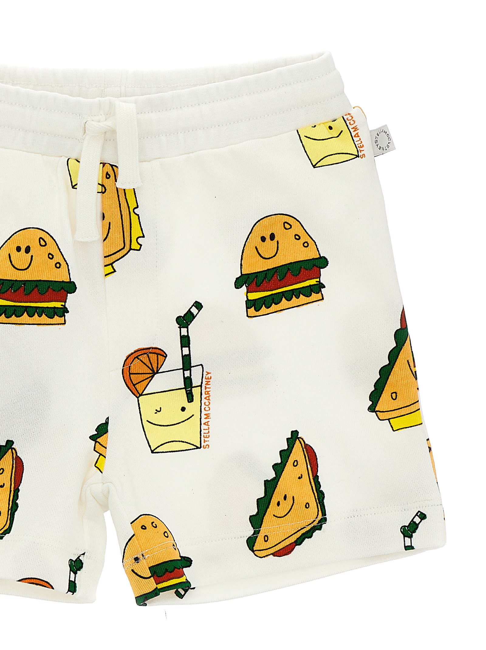 Stella Mccartney Press Shorts In Multicolor