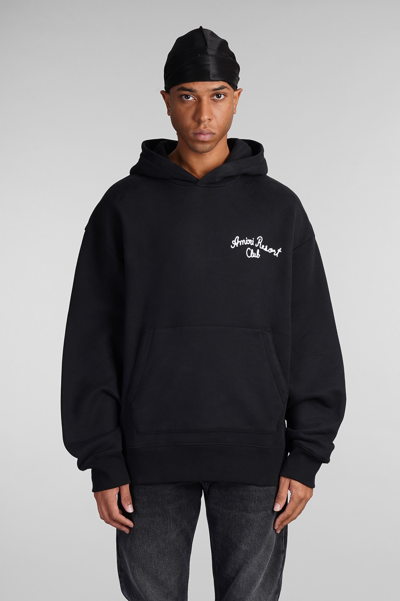 Sweatshirt In Black Cotton