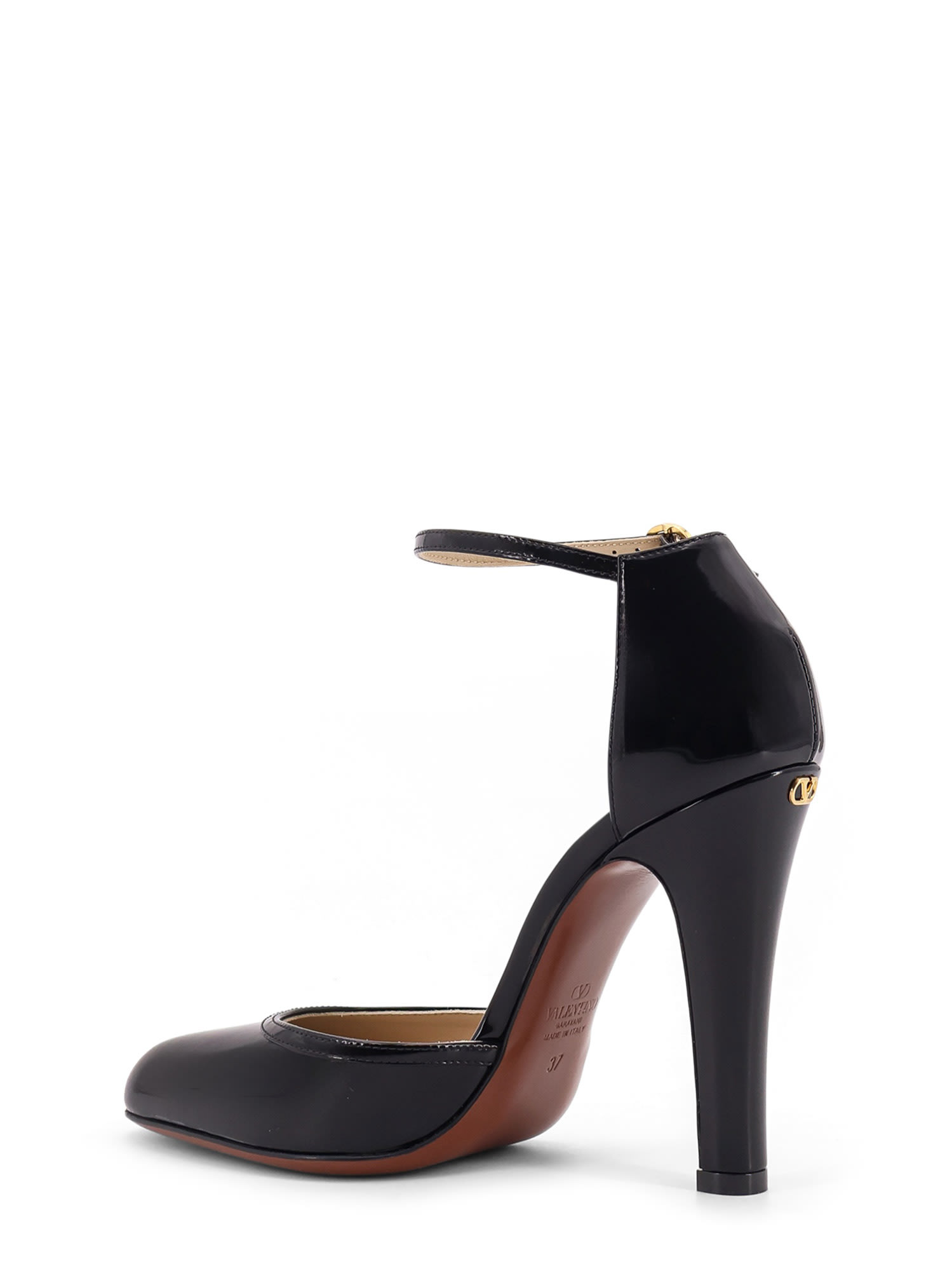 Valentino Hi Dolly Patent Pump In Black