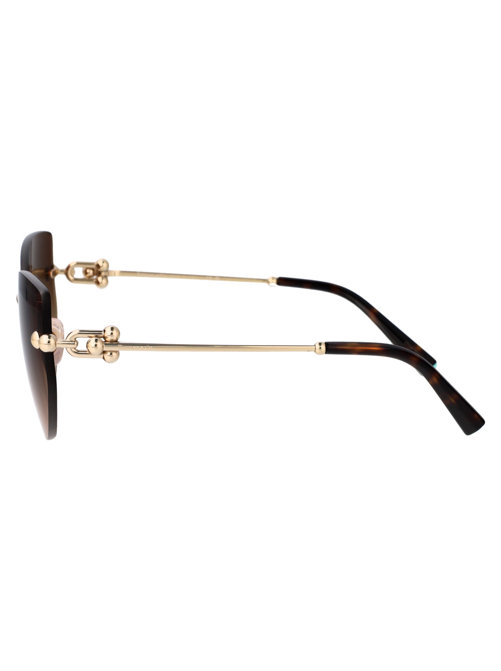 Tiffany &amp; Co. 0tf3096 Sunglasses In 62013b Pale Gold