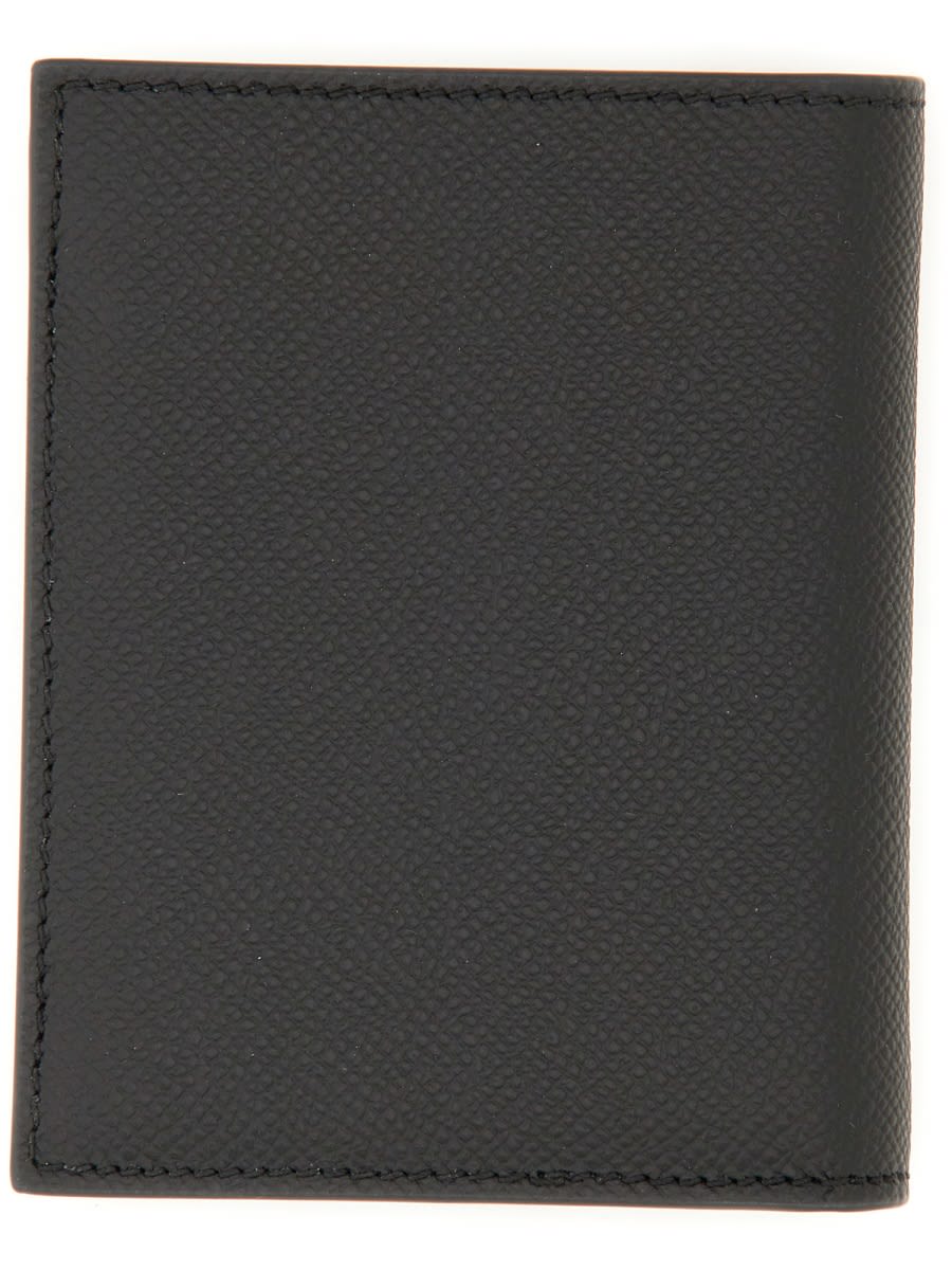 Shop Ferragamo Gancini Wallet In Black