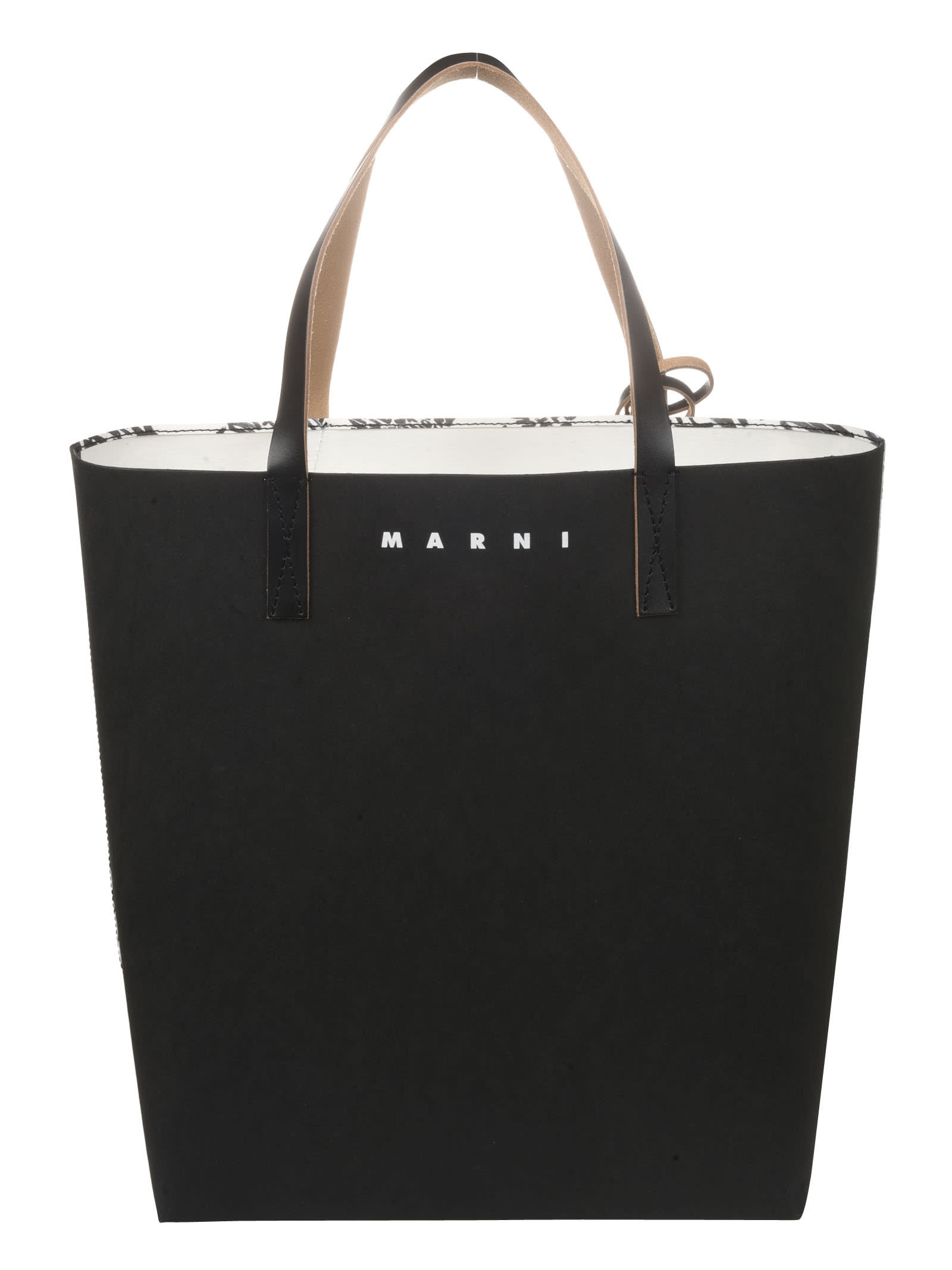 Marni Rear Print Shopper Bag