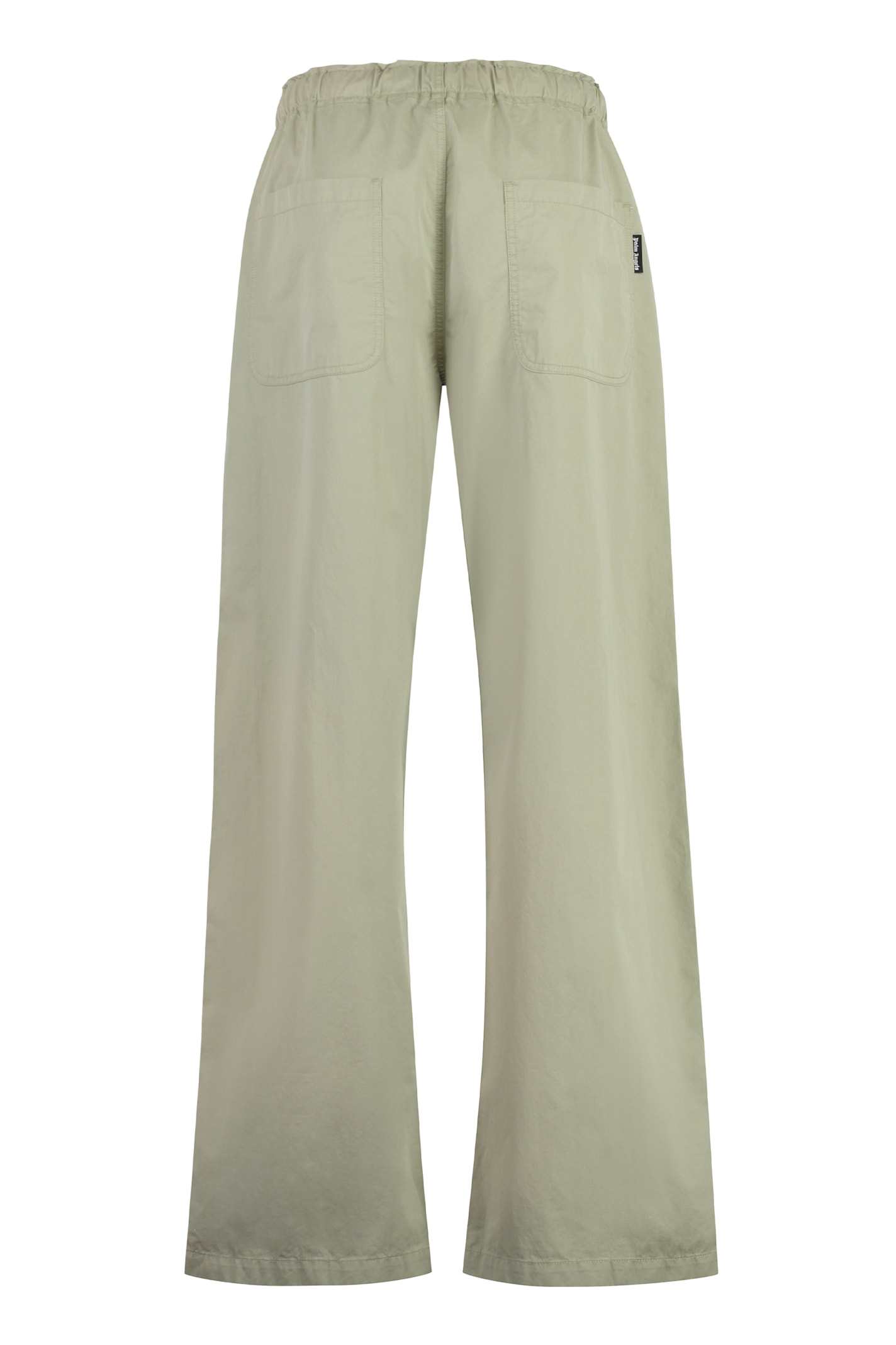 Palm Angels Flame Logo Track Pants In Green
