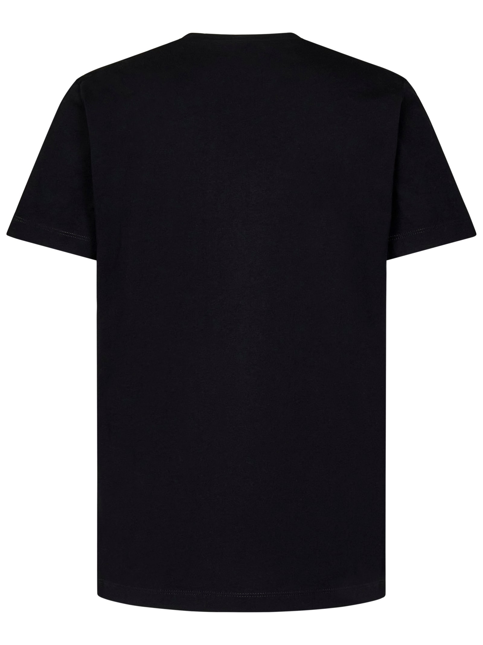 Shop Dsquared2 Keep Moving Around Cool Fit T-shirt In Black