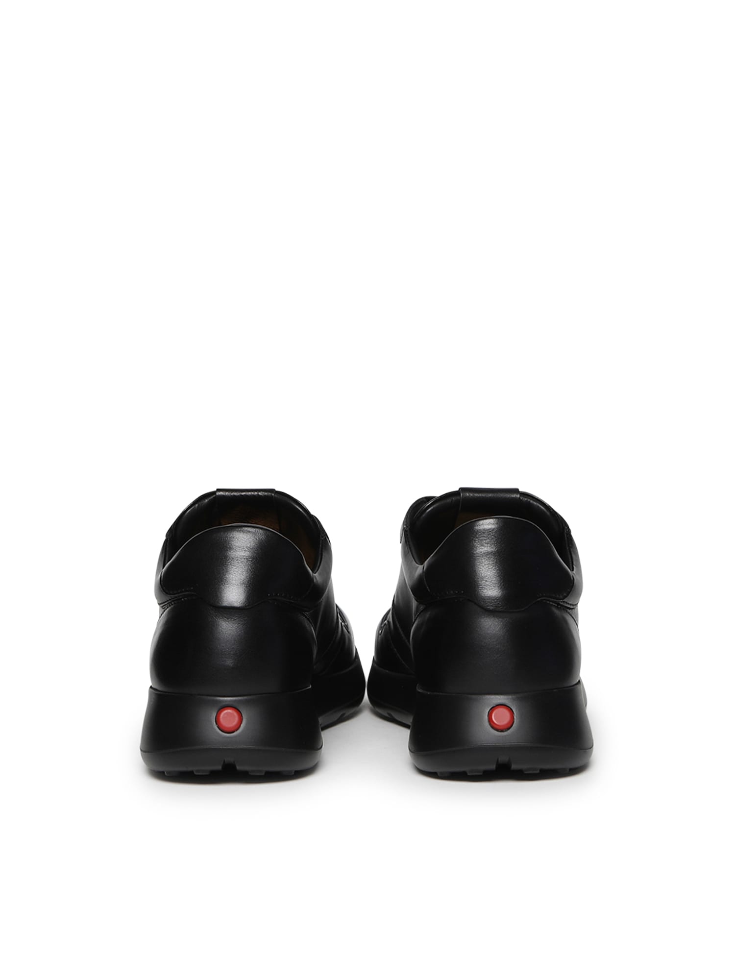 Tod's Red Dot Leather Sneakers In Multi