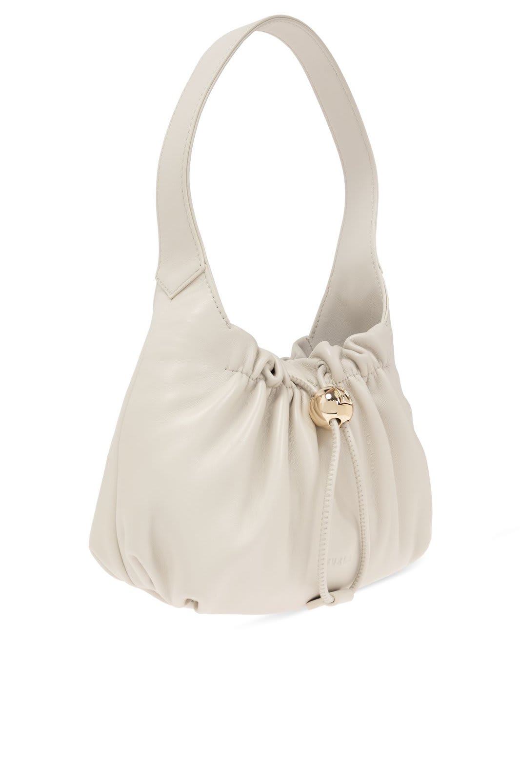 Shop Furla Mionido Mini Shoulder Bag In Marshmallow