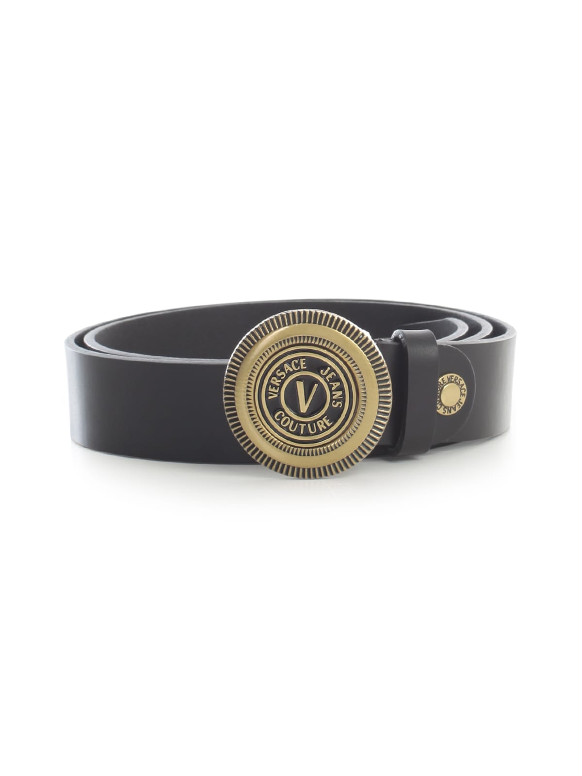 Versace Jeans Couture Printed Belt W/buckle
