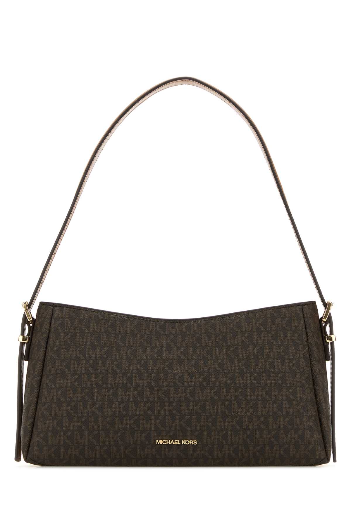 MICHAEL KORS PRINTED CANVAS MOORE SHOULDER BAG 