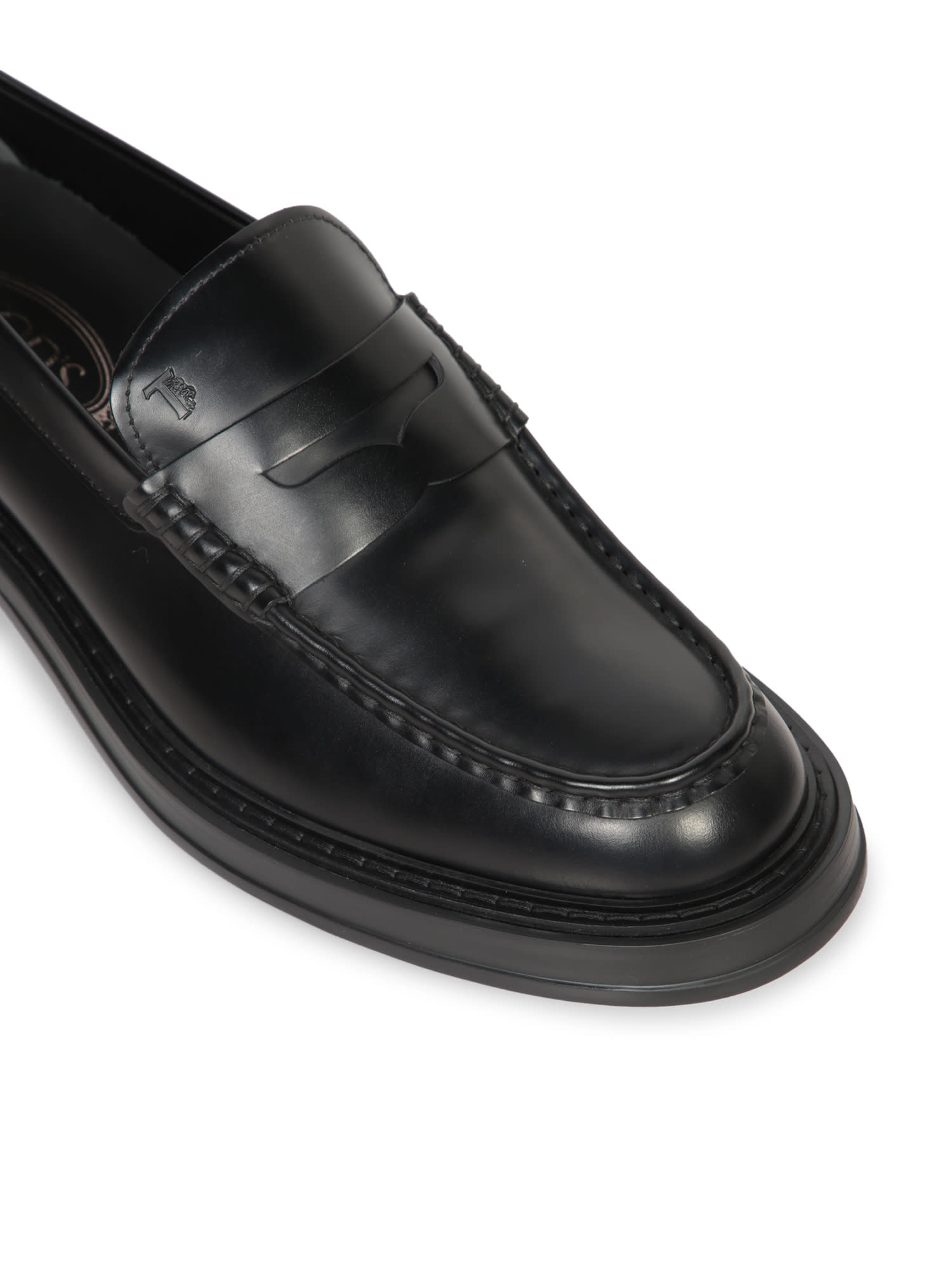 Shop Tod's Ultralight Black Loafers