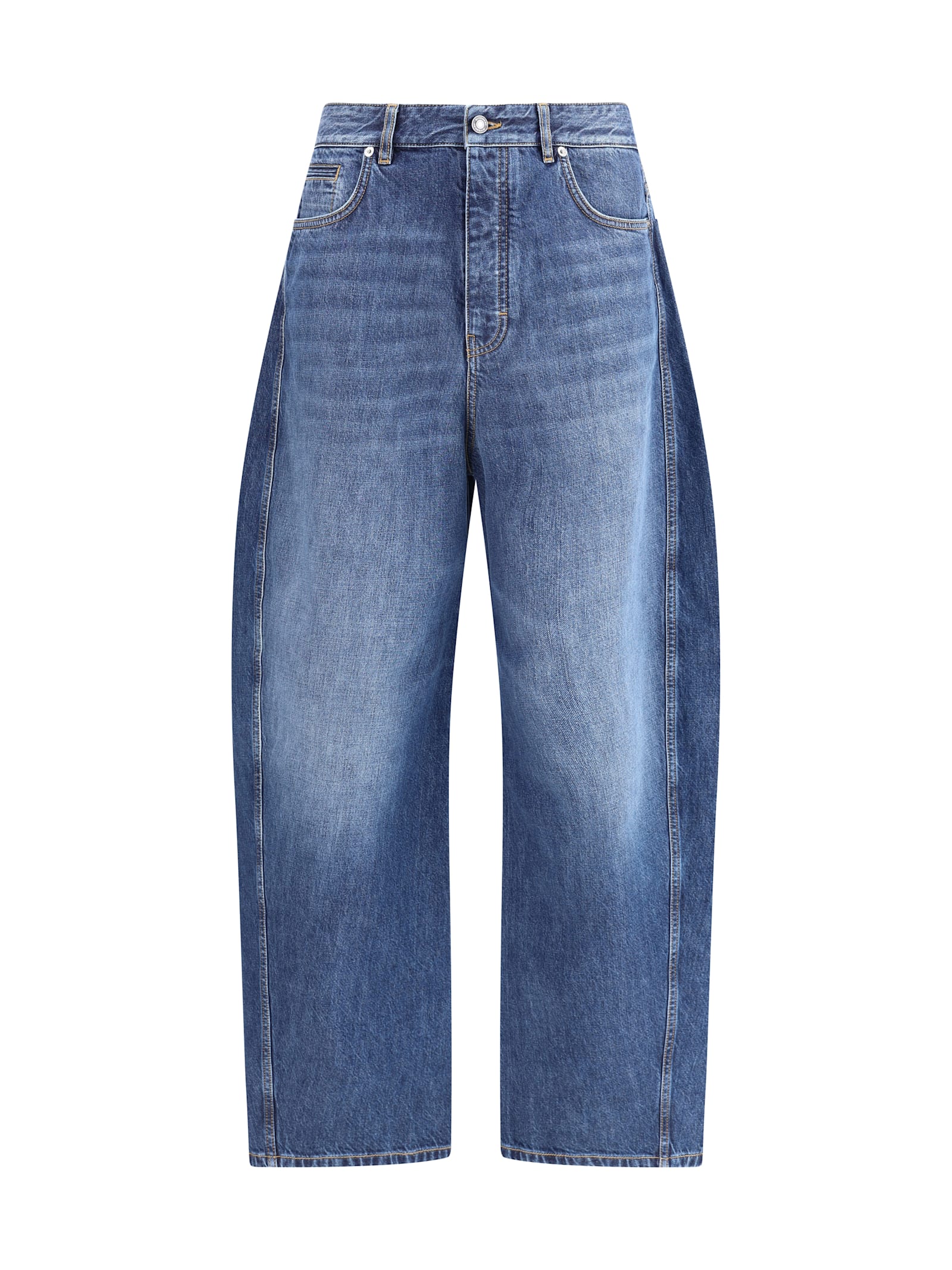 Givenchy Men Oversized Jeans In Blue
