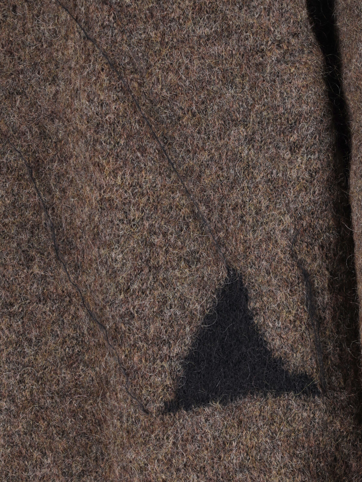 Roa Dropstitch Sweater In Brown
