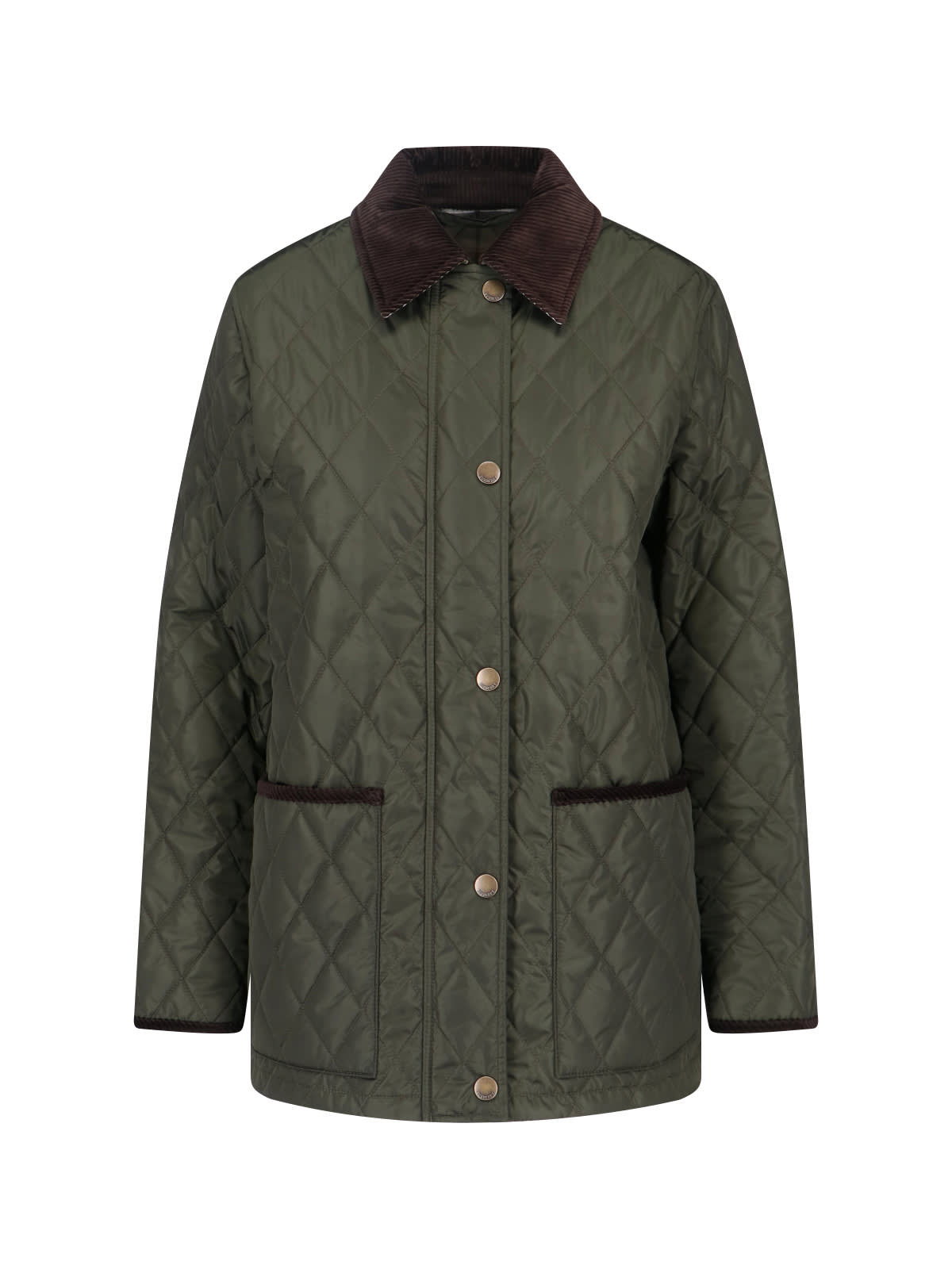 Burberry Quilted Jacket In Multi