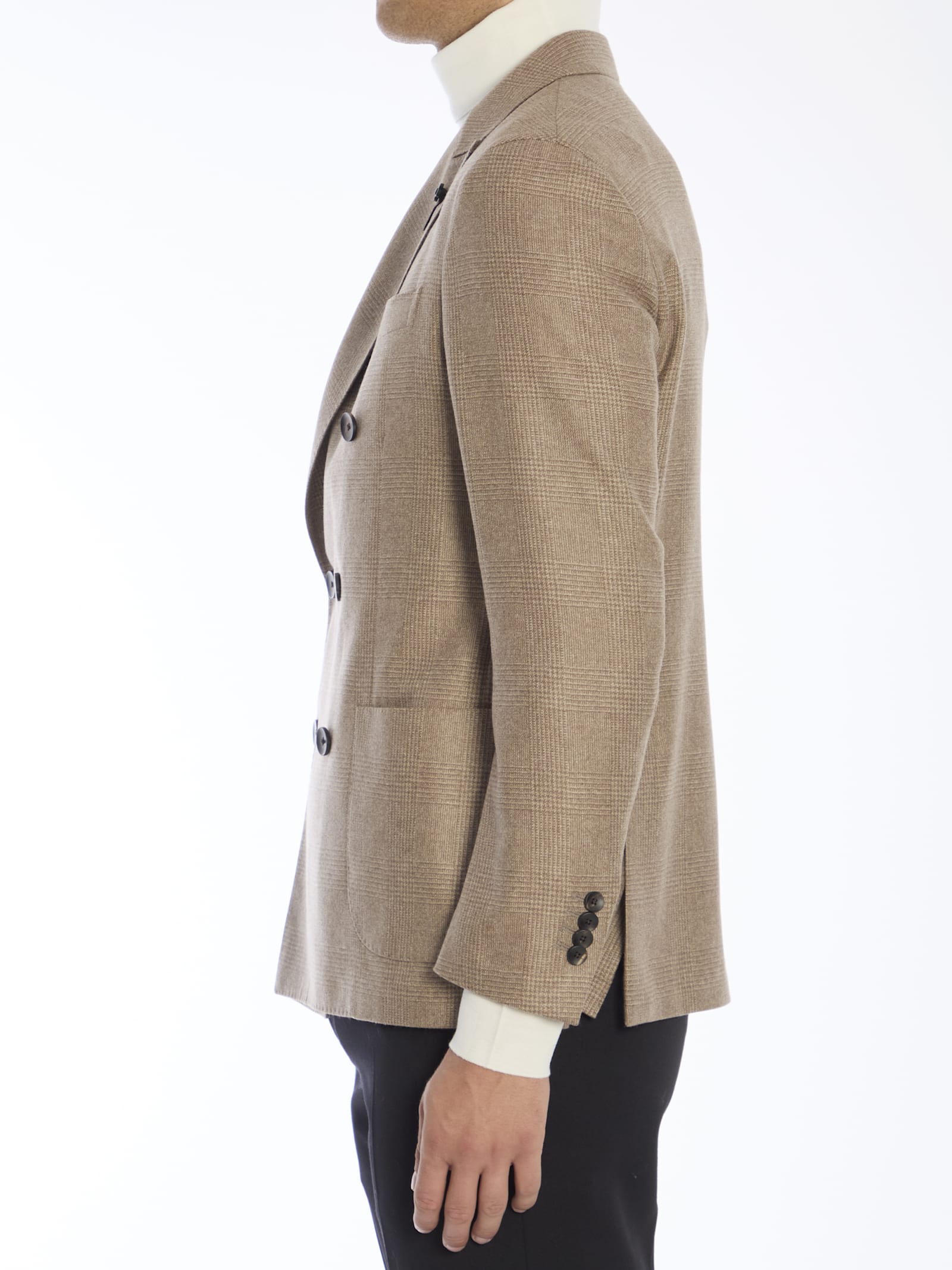 Shop Lardini Cashmere Jacket In Beige