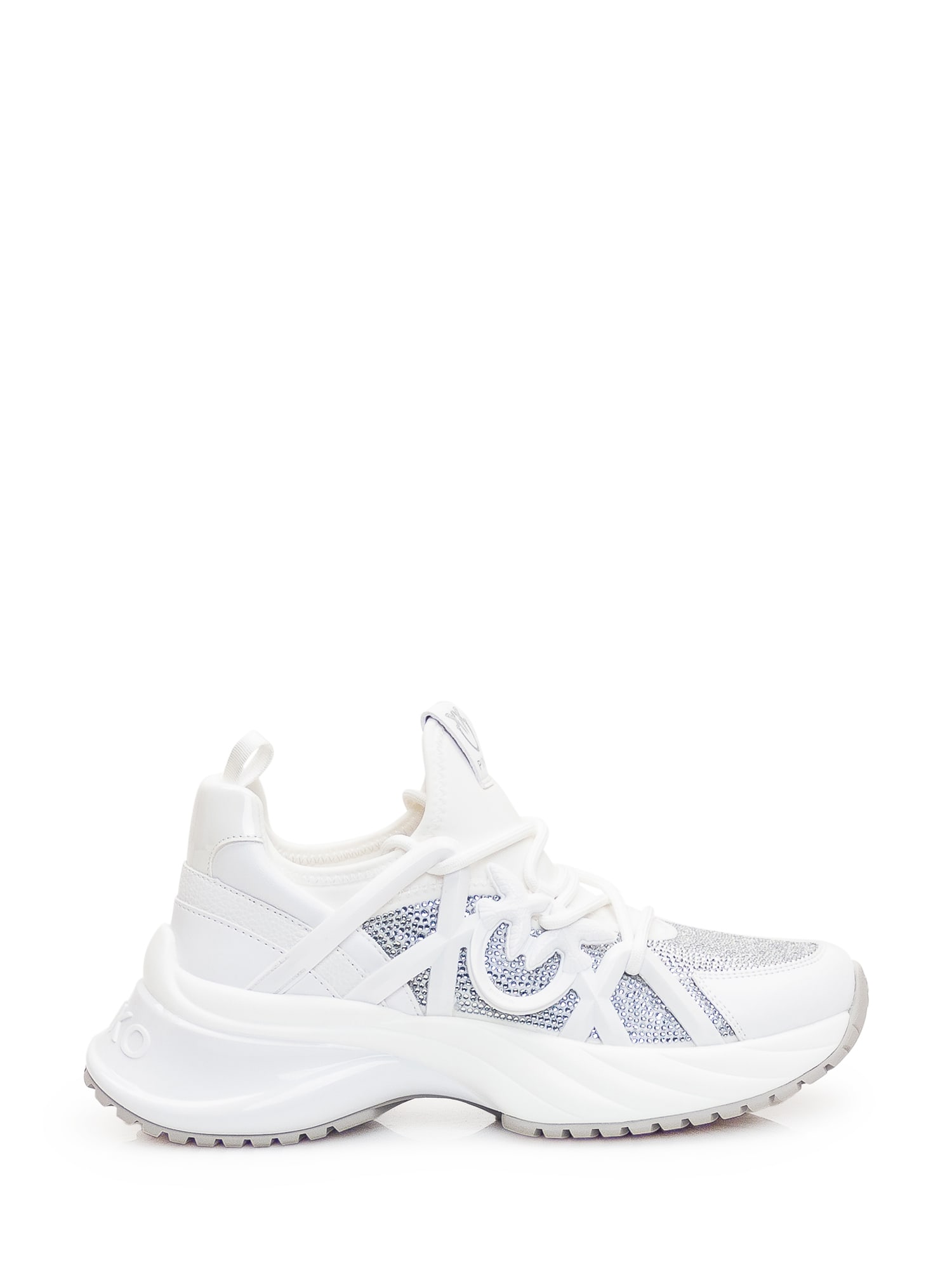 Shop Pinko Ariel 01 Sneaker  In White