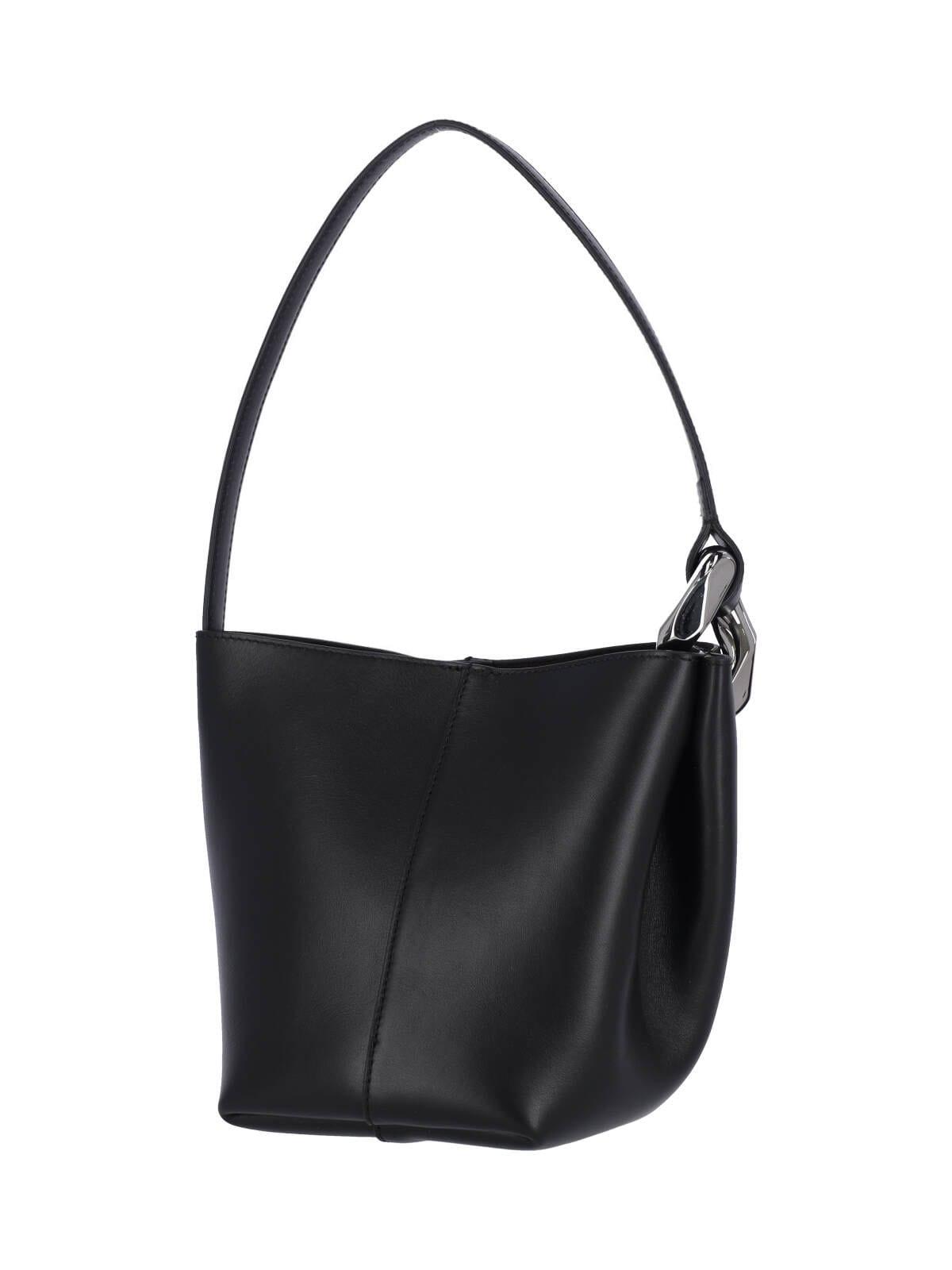 Jw Anderson J. W. Anderson The Jwa Corner Small Bucket In Black