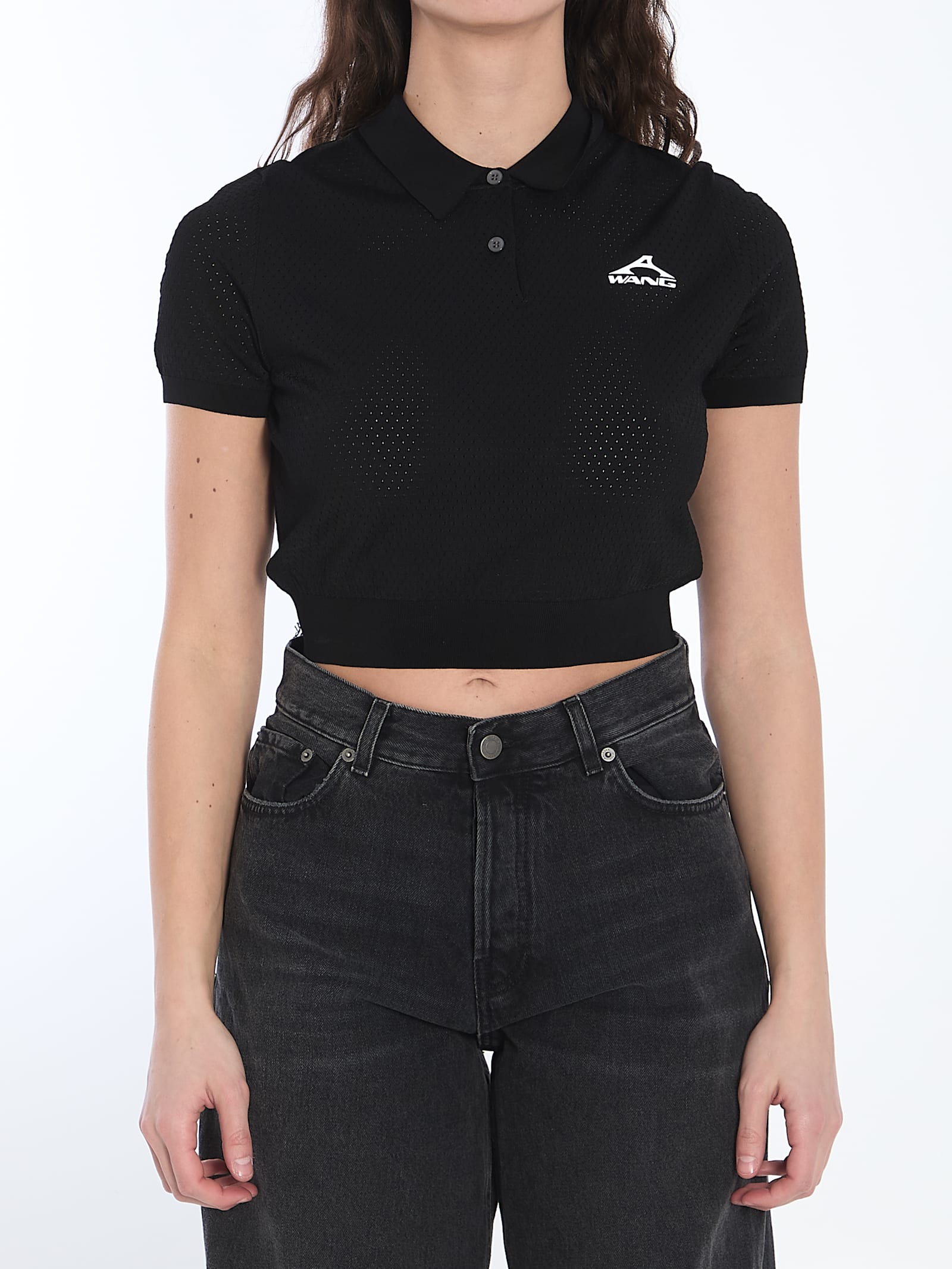 Cropped Polo Shirt