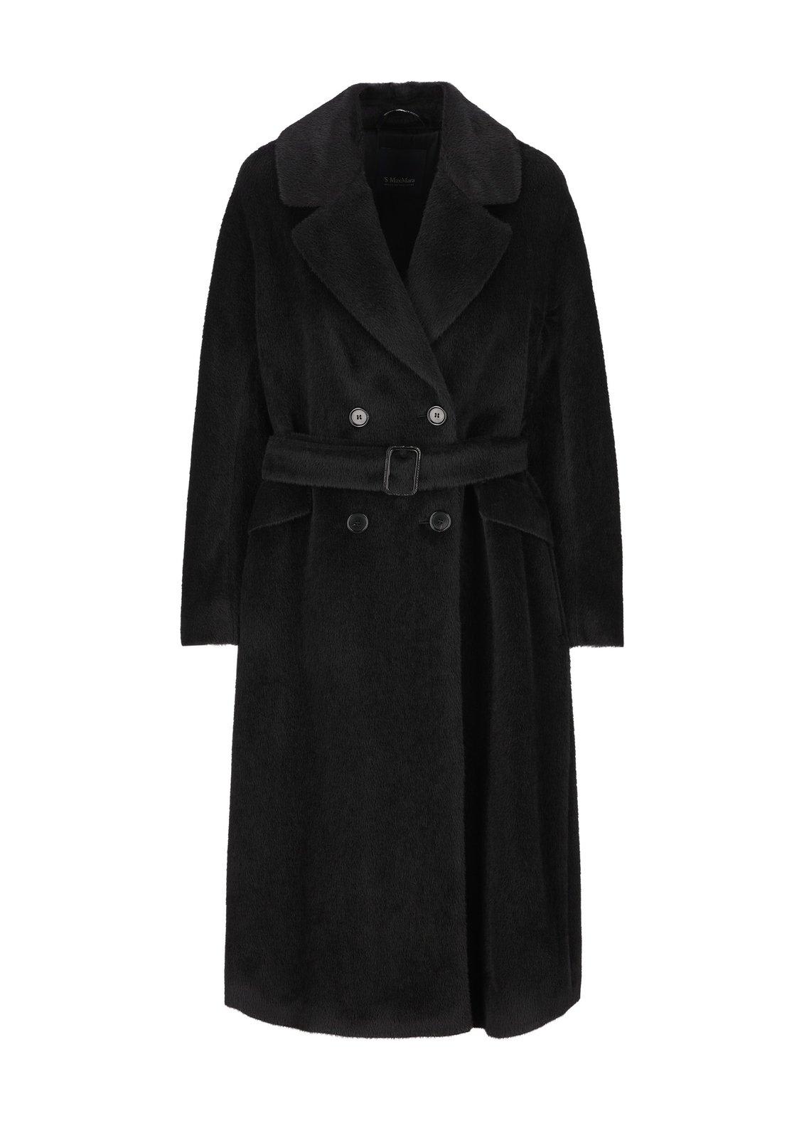 'S Max Mara Double-breasted Belted Coat