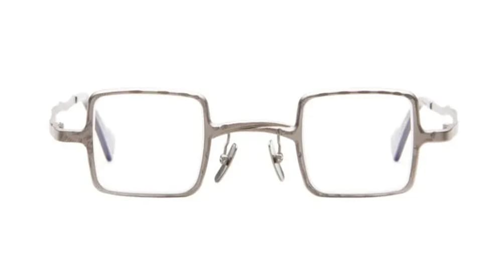 Shop Kuboraum Mask Z21 - Palladium Matt Glasses In Silver