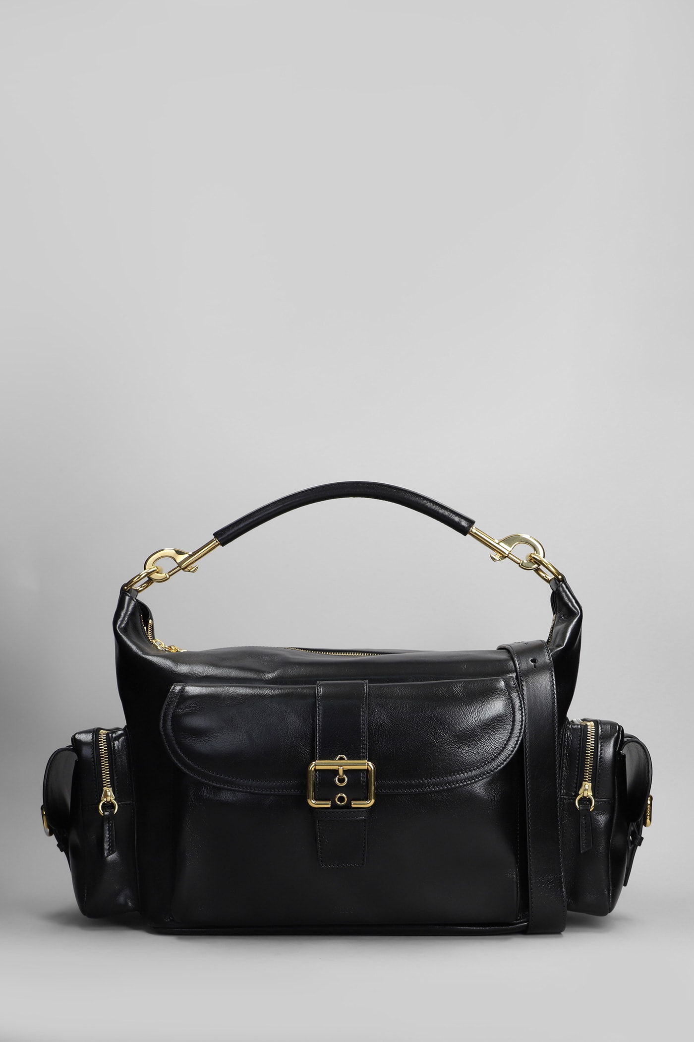 Chloé Camera Bag Shoulder Bag In Black Leather