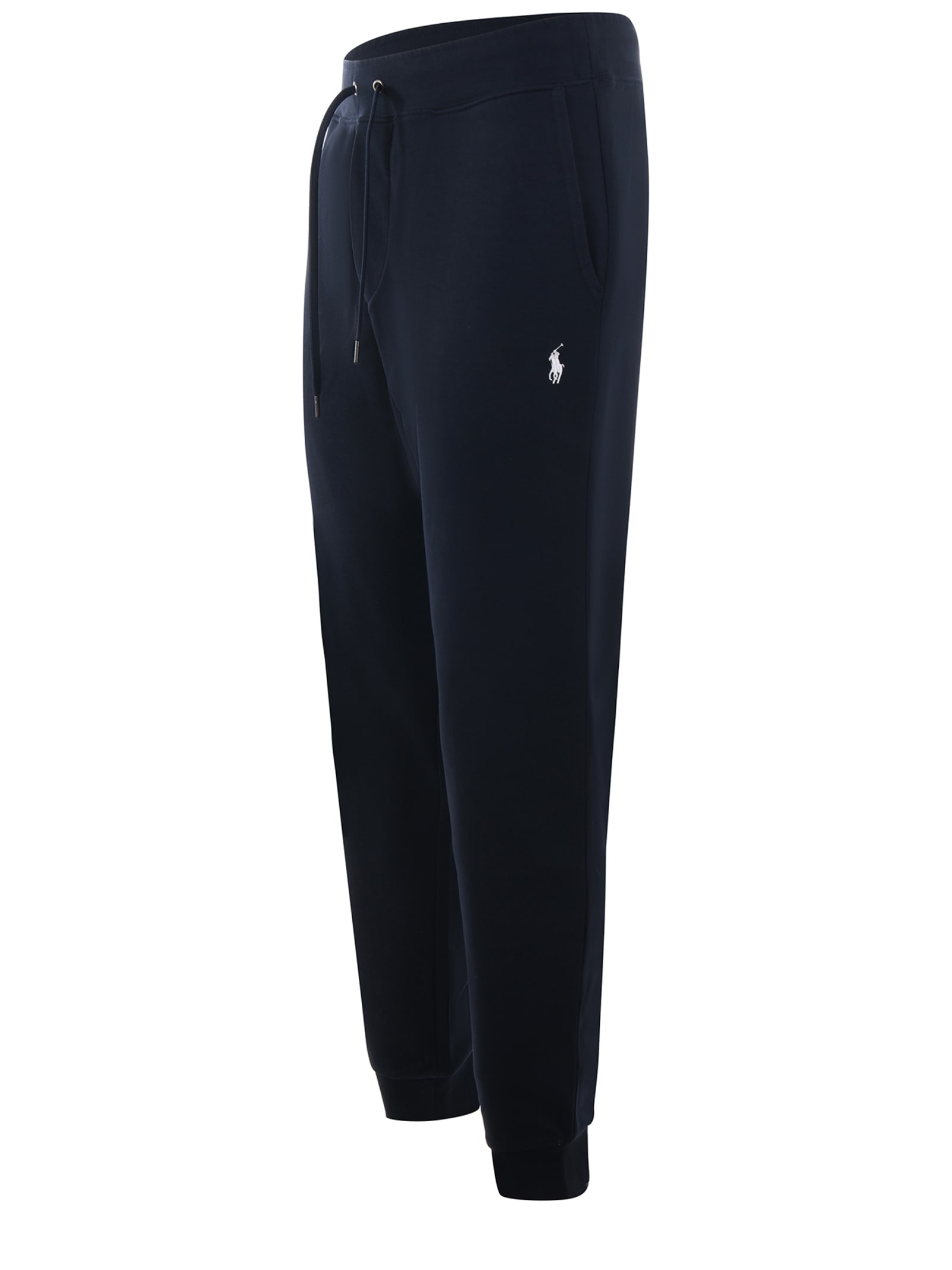 Shop Polo Ralph Lauren Jogging Trousers In Blu Scuro
