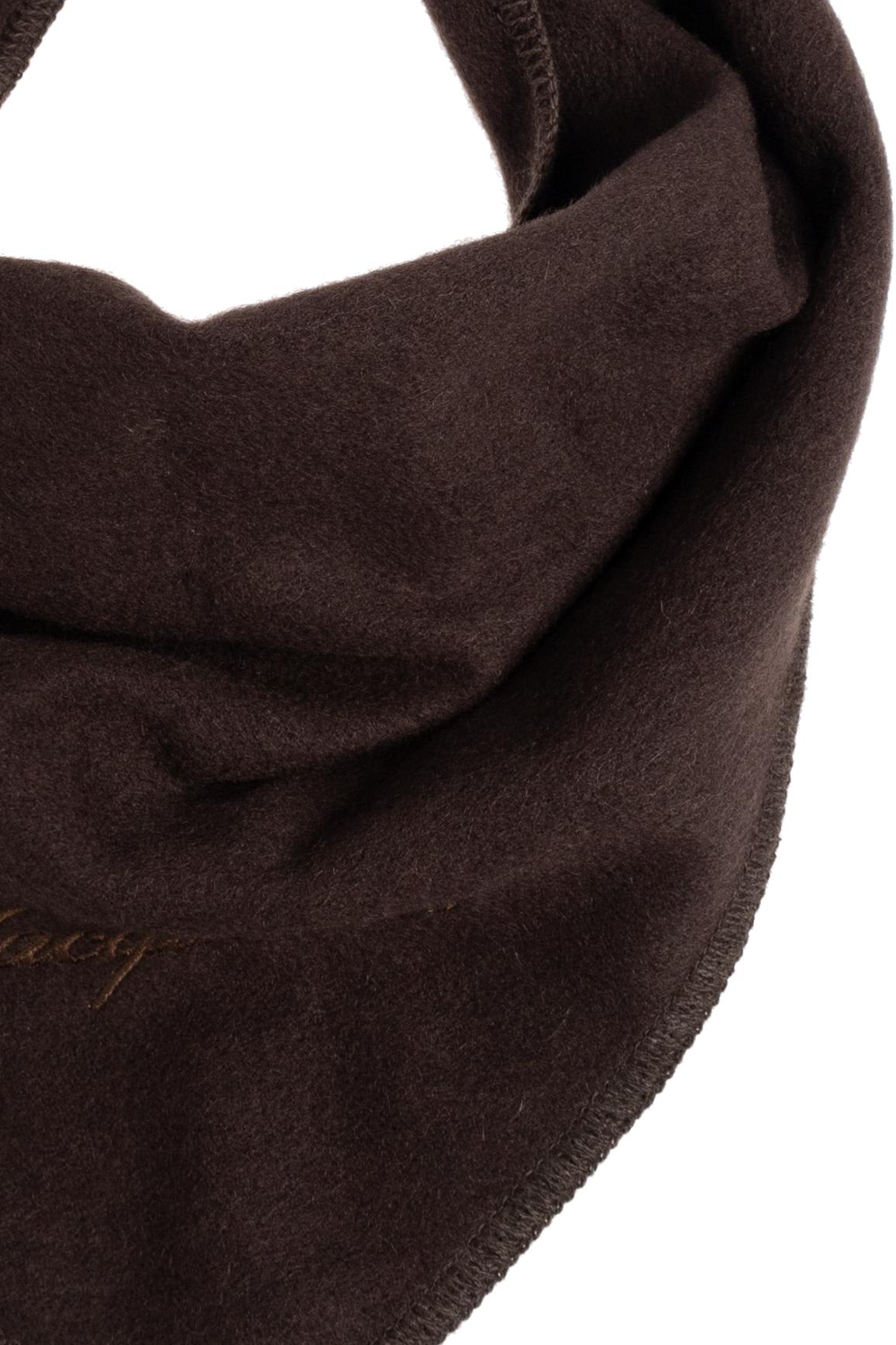 Jacquemus Cashmere Scarf In Brown