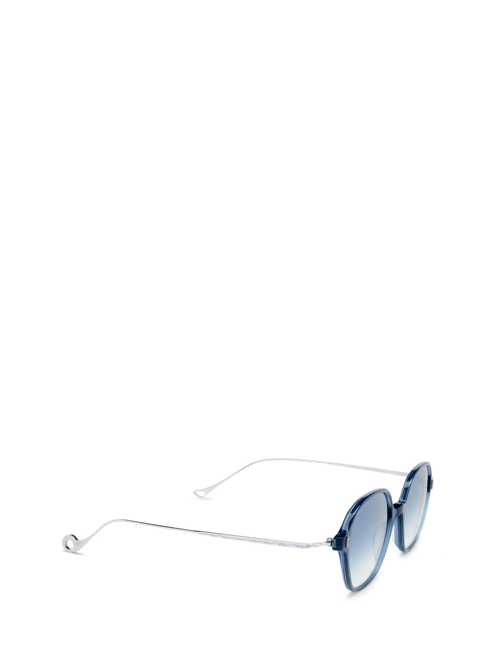 Shop Eyepetizer Windsor Transparent Blue Sunglasses