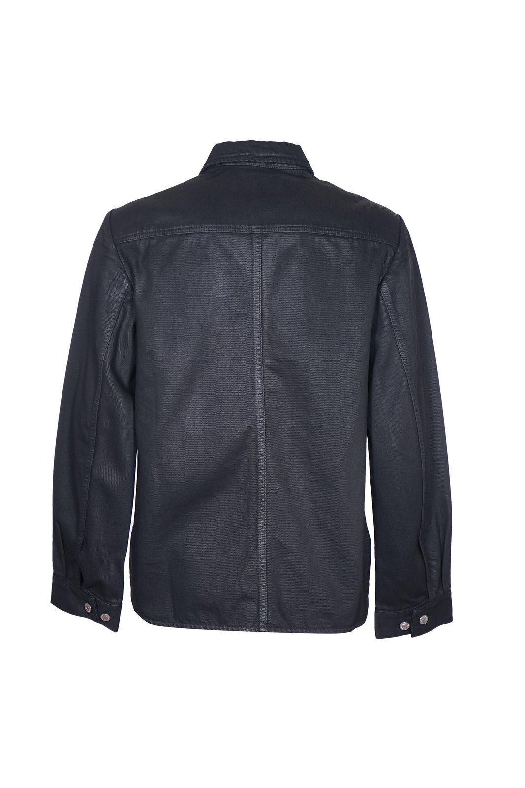 Shop Dries Van Noten Long Sleeved Buttoned Jacket In Black