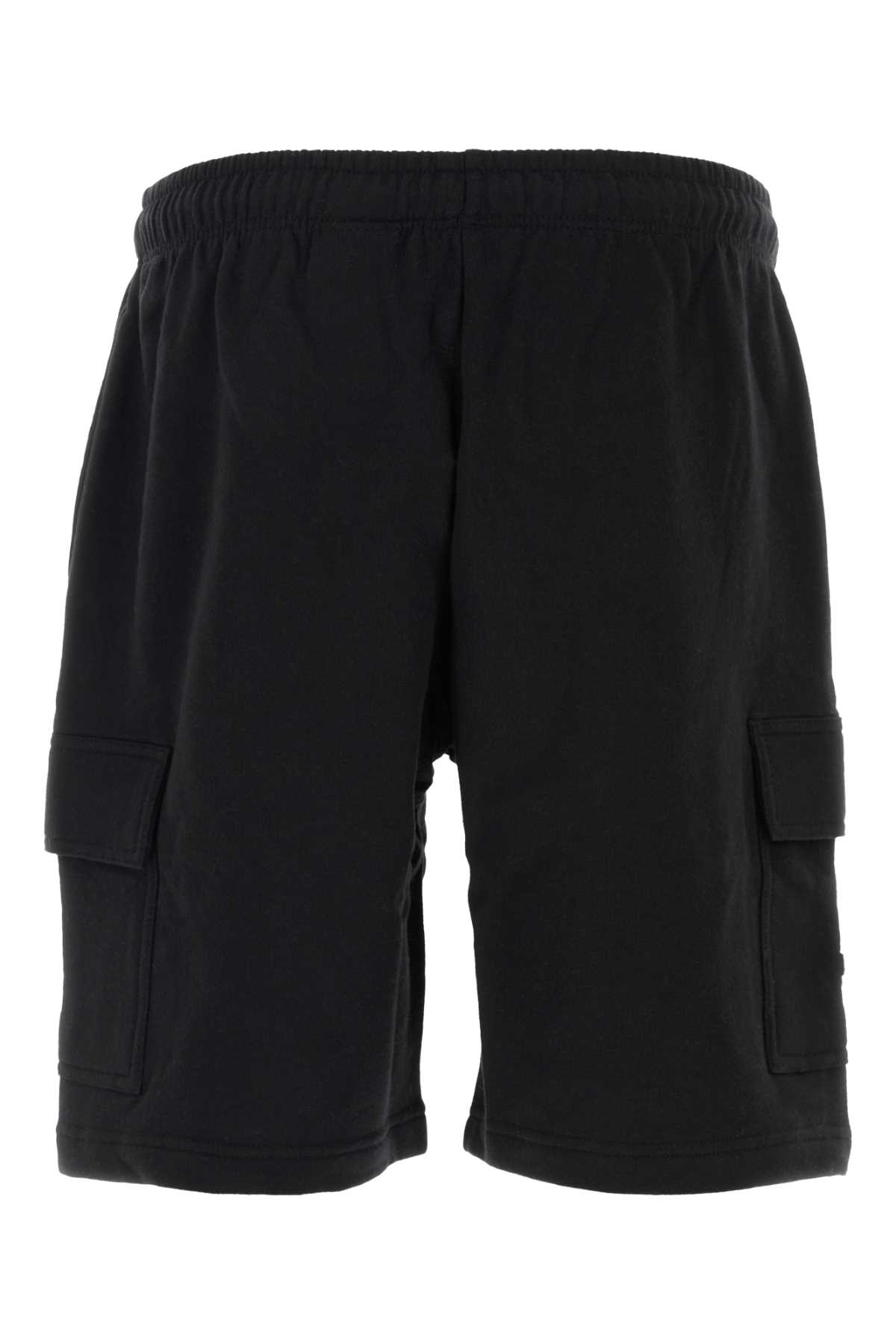 THE NORTH FACE BLACK COTTON BERMUDA SHORTS