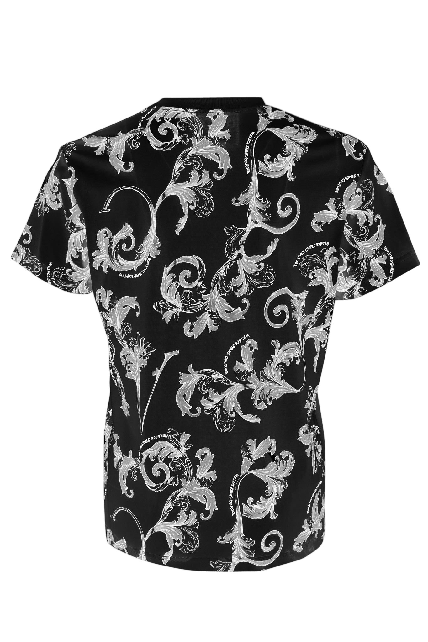 Shop Versace Jeans Couture T-shirt In Black