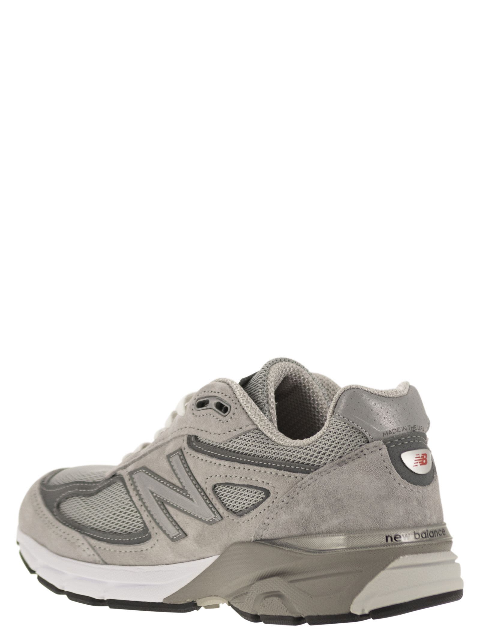 Shop New Balance 990v4 - Sneakers In Grey