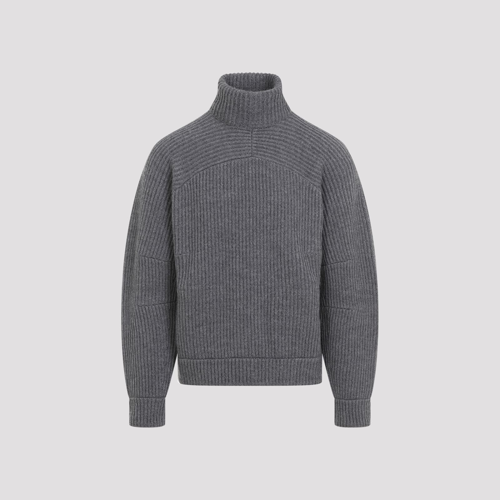 Shop Mordecai Jawalan Turtleneck In Dark Melange