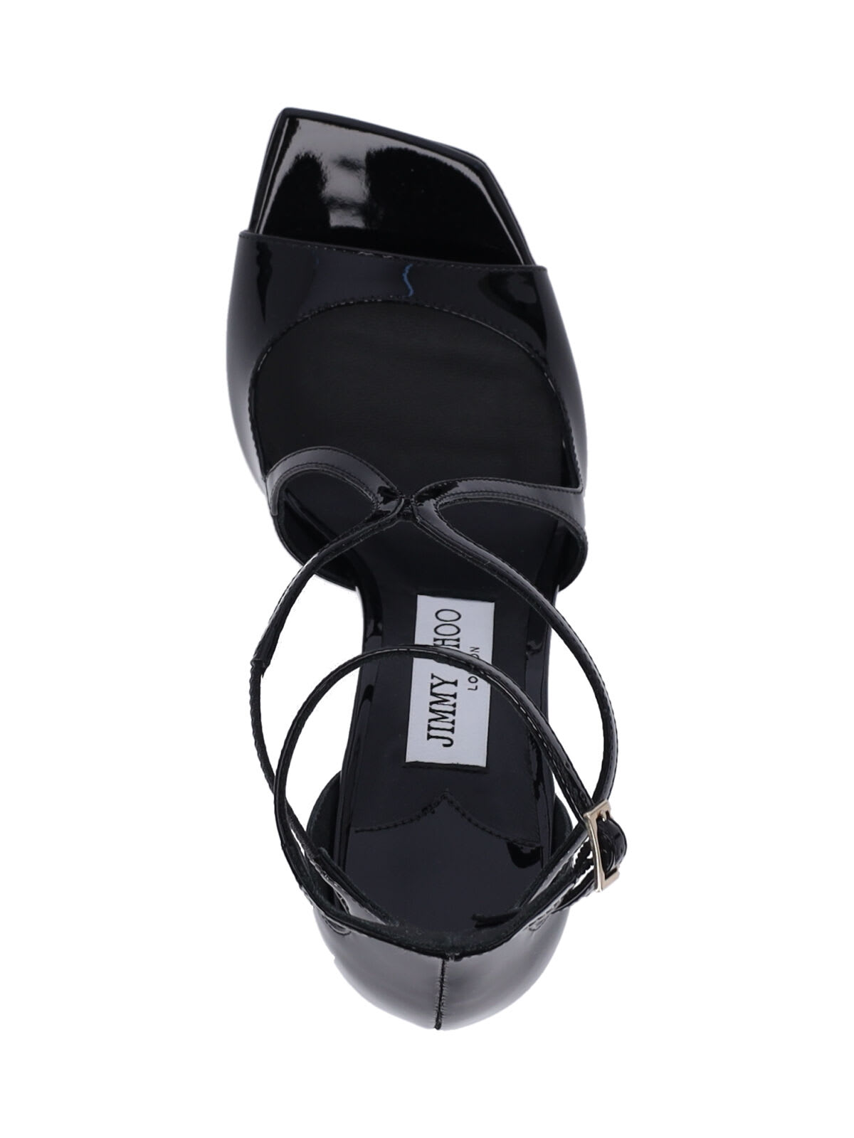 Jimmy Choo Black Azia 95 Sandal