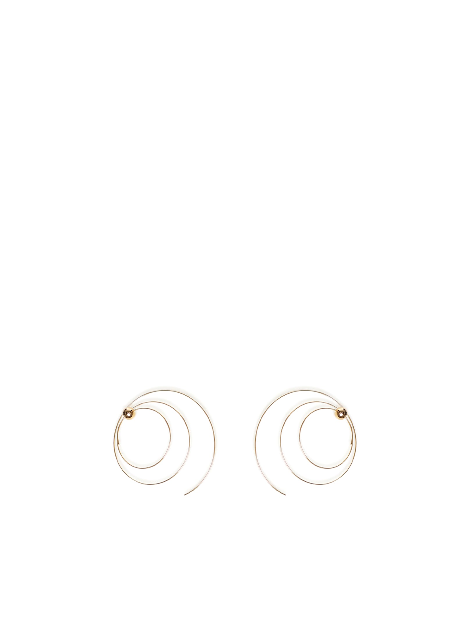 Thin Spiral Earrings