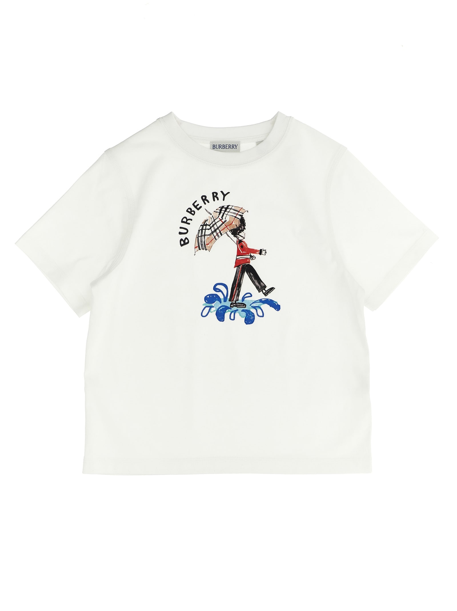 Burberry Cedar Soldier T-shirt In White