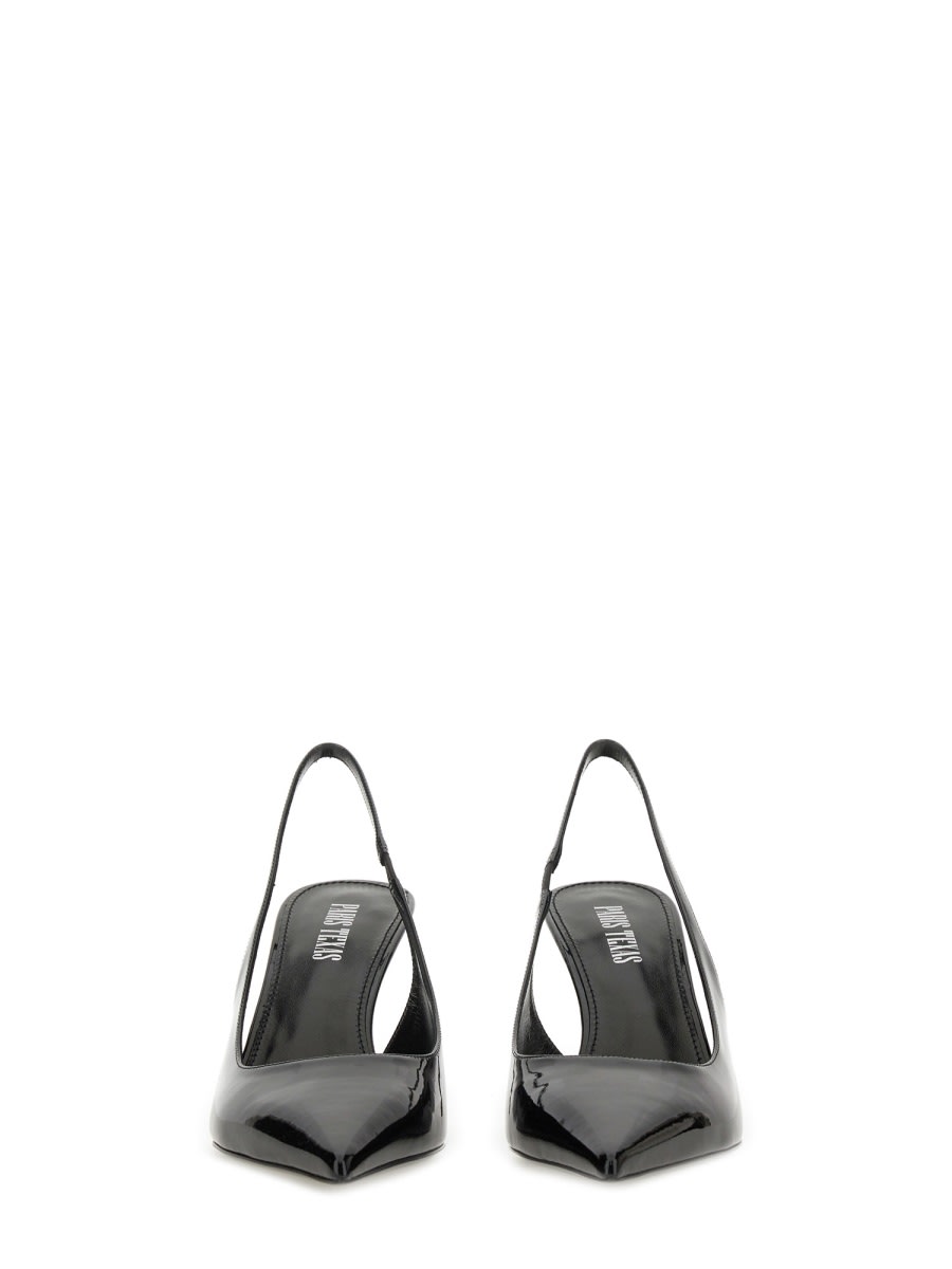 Paris Texas Lidia Slingback Heel 70 In Black